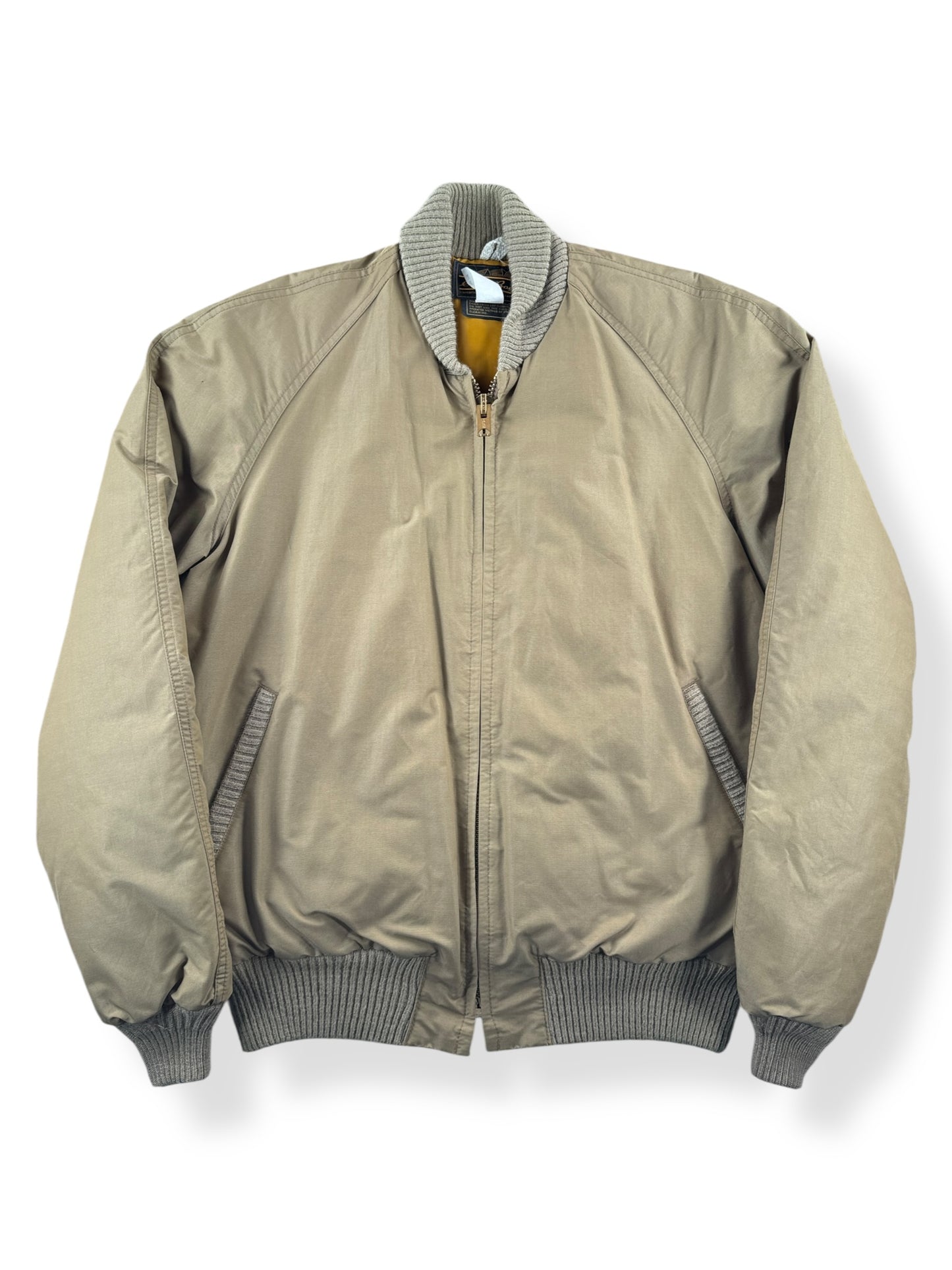 Front of Vintage 70s Eddie Bauer Bomber Jacket SZ L