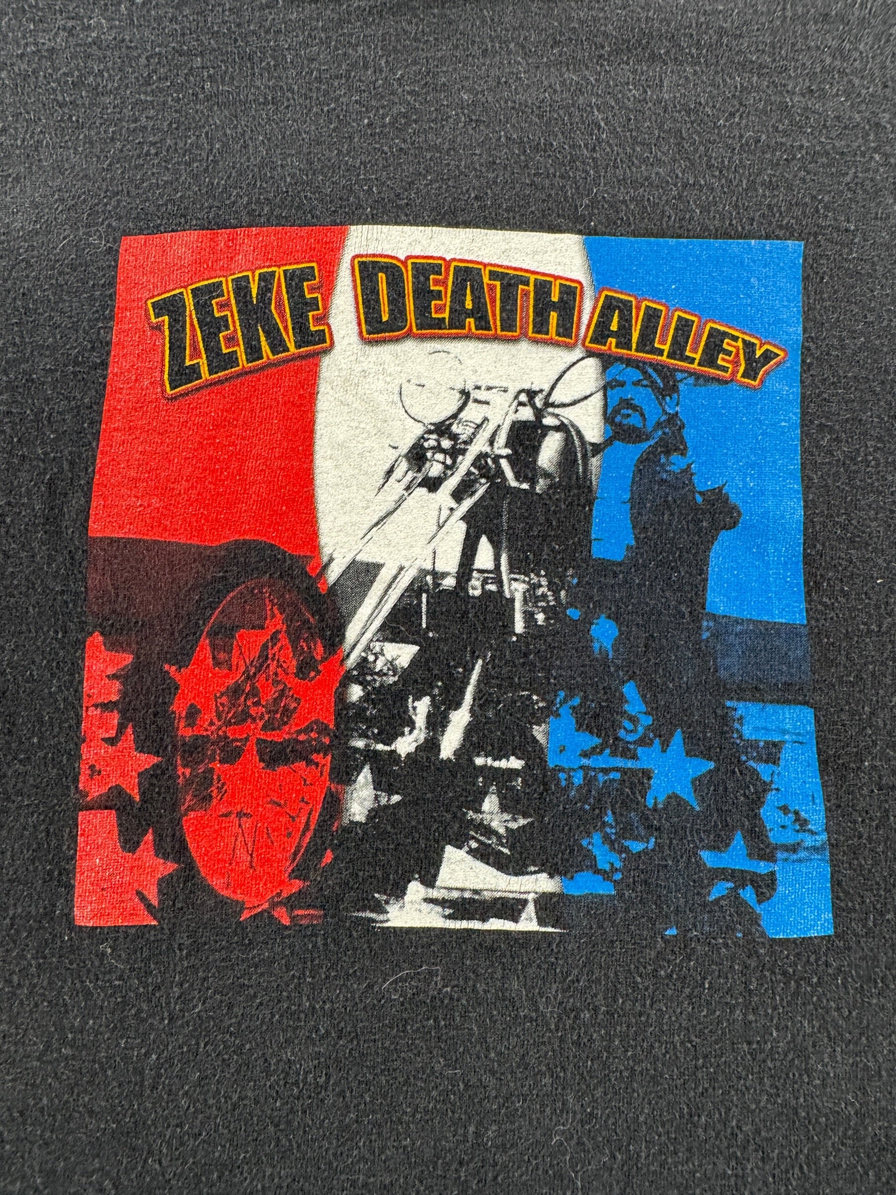 Graphic of Vintage Zeke Seattle Death Alley Band Tee SZ S