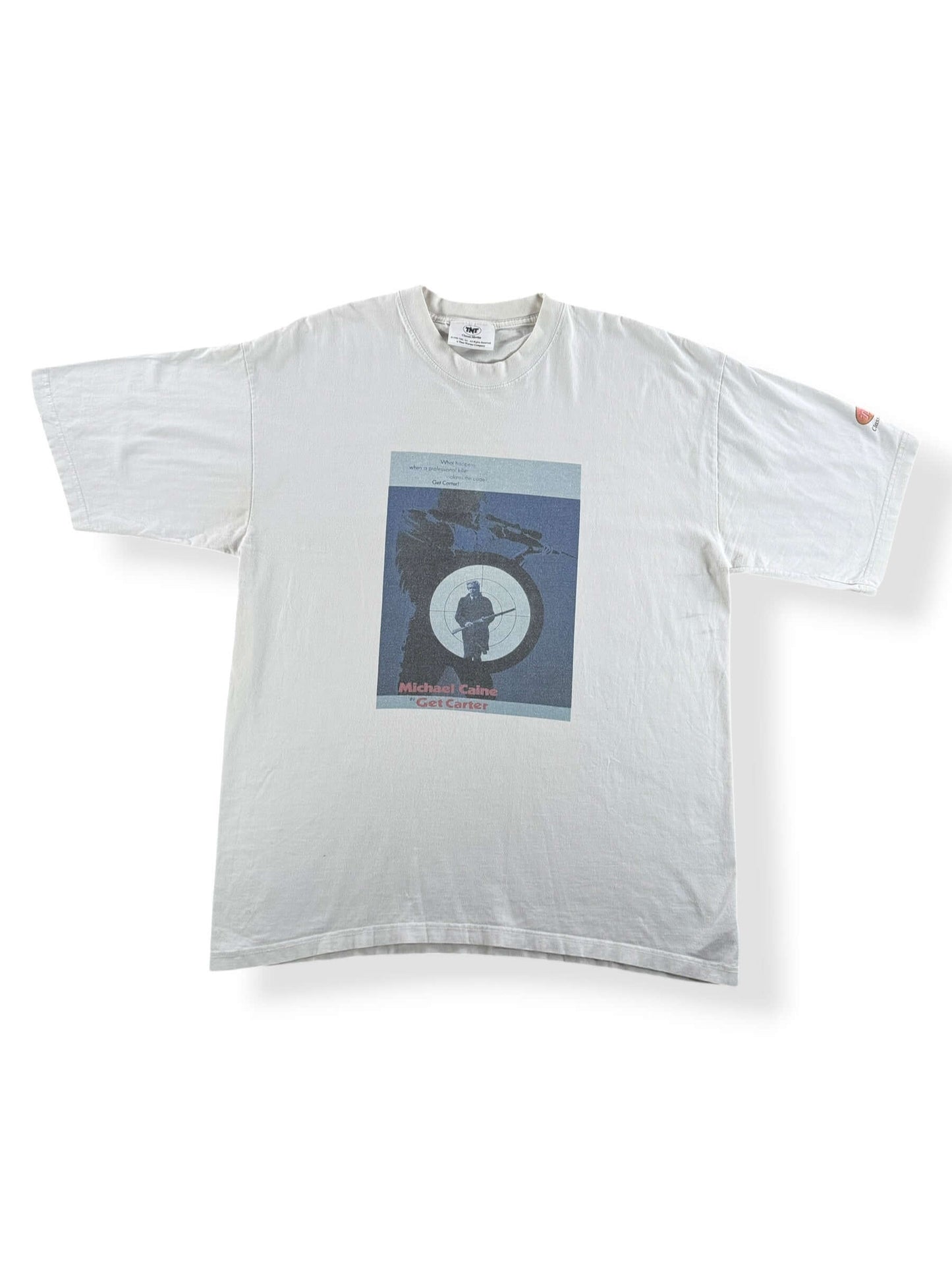 Front of Vintage Get Carter Micheal Cane Tee SZ L