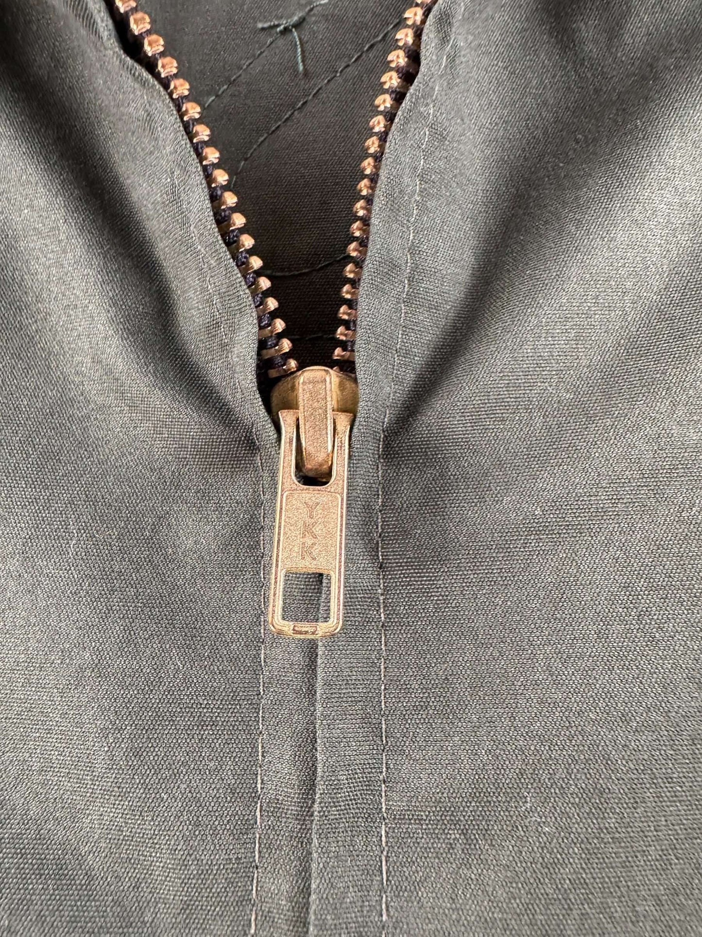 Zipper on Filson Grounds Crew Ebbets Field Light Jacket SZ M