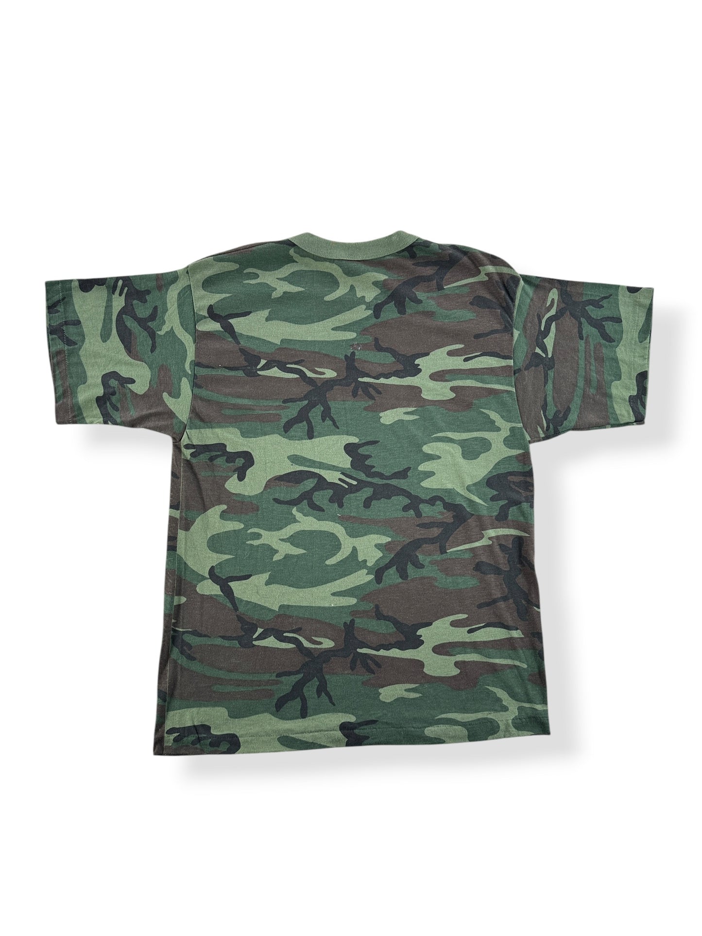 Back of Vintage Camo Tee SZ L (Fits M)