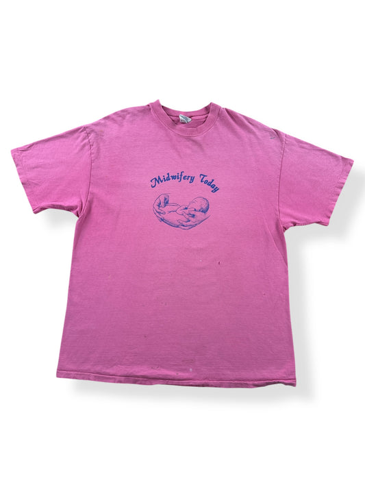 Front of Vintage Midwifery Today Tee SZ XL