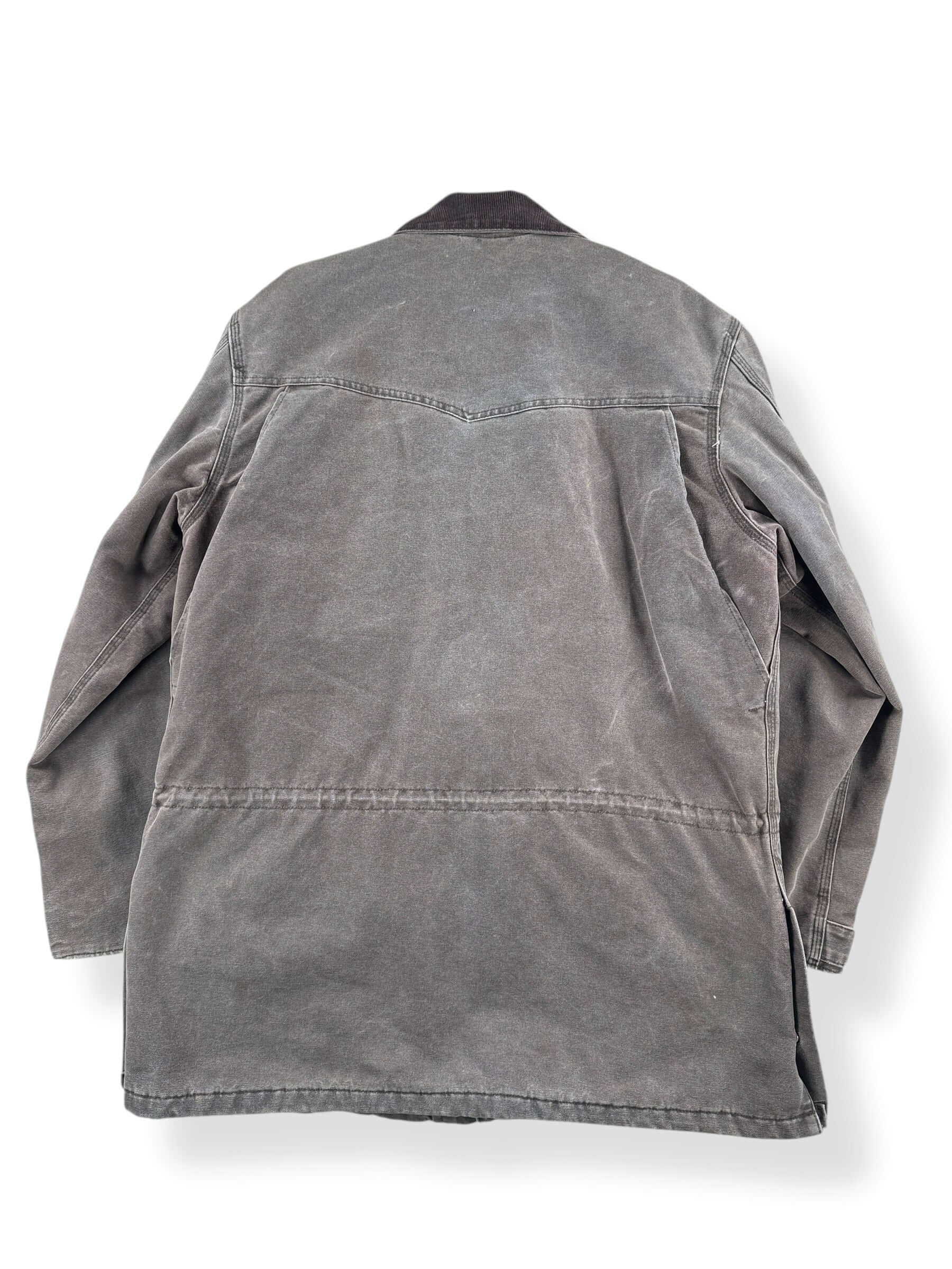 Back of Made in Mexico Carhartt Work Jacket SZ L