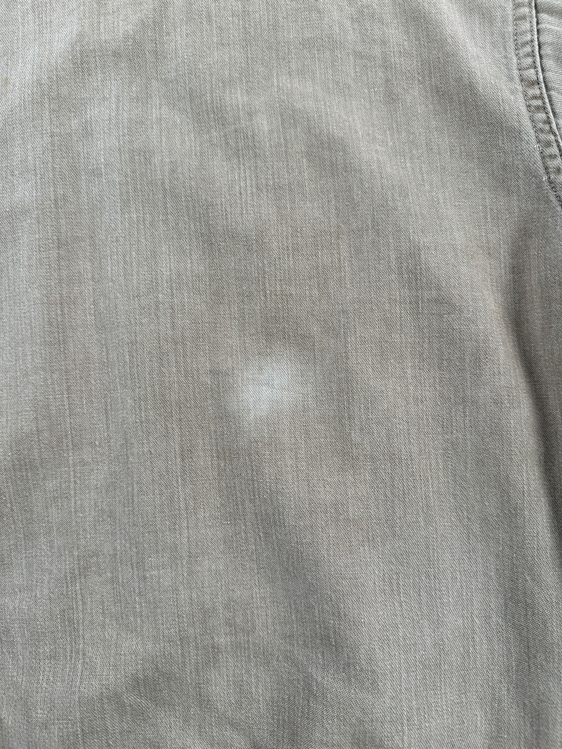 Discolored Spot on Vintage Thrashed Bomber Jacket SZ L
