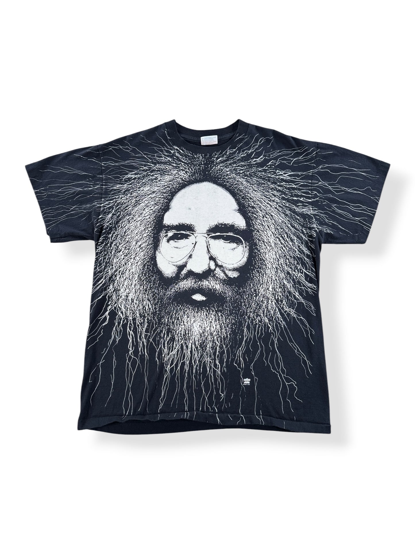 Front of Vintage Jerry Garcia Electric Tee SZ L
