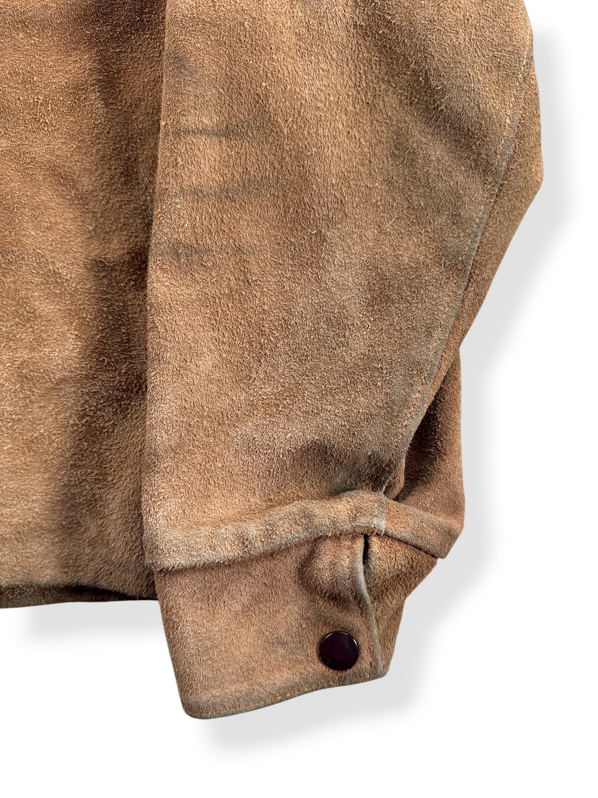 Ware around cuffs on Vintage Leather Lace Up Pullover SZ M
