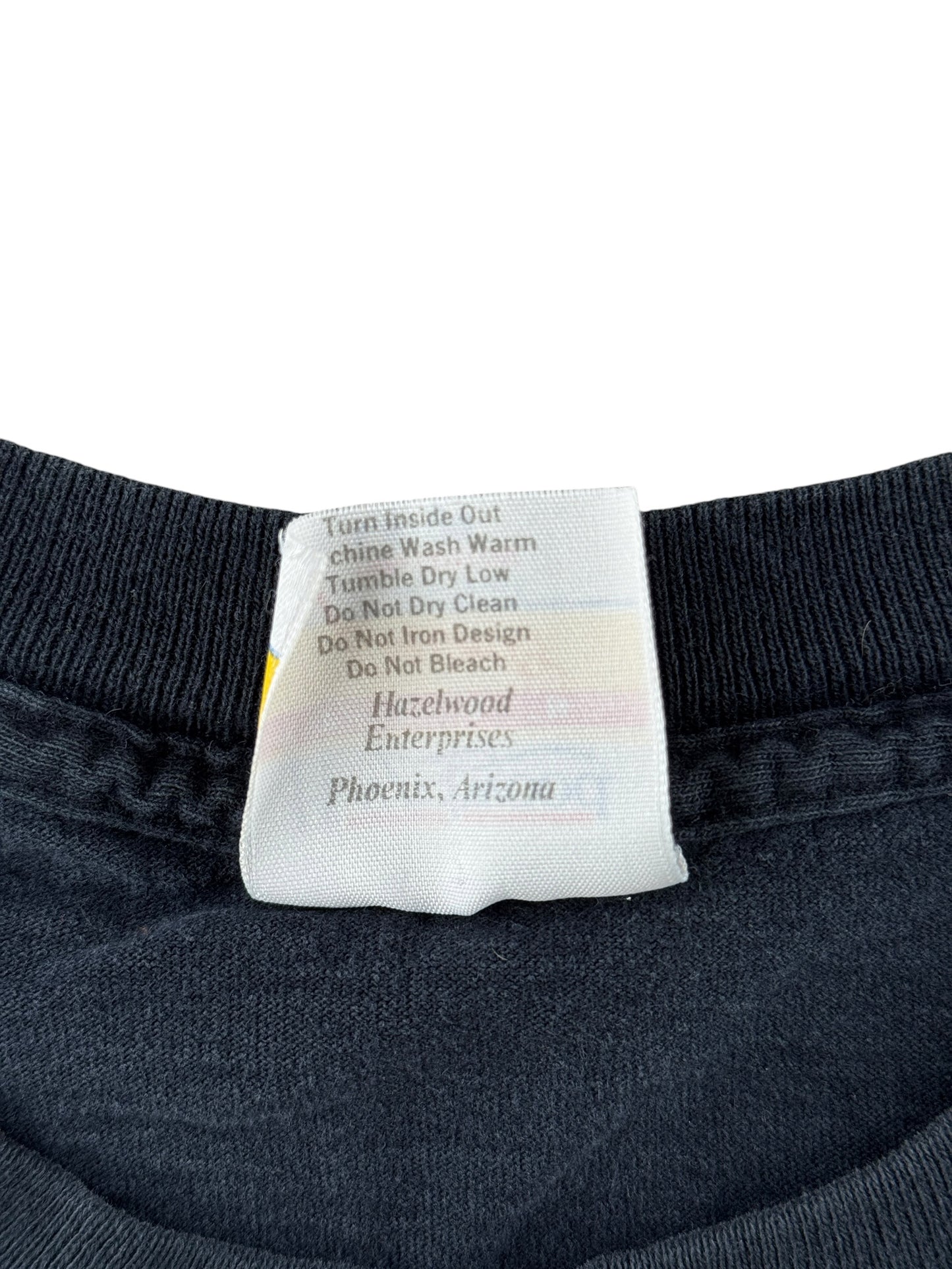 Back tag on Vintage Hazelwood Wolf Tee SZ L