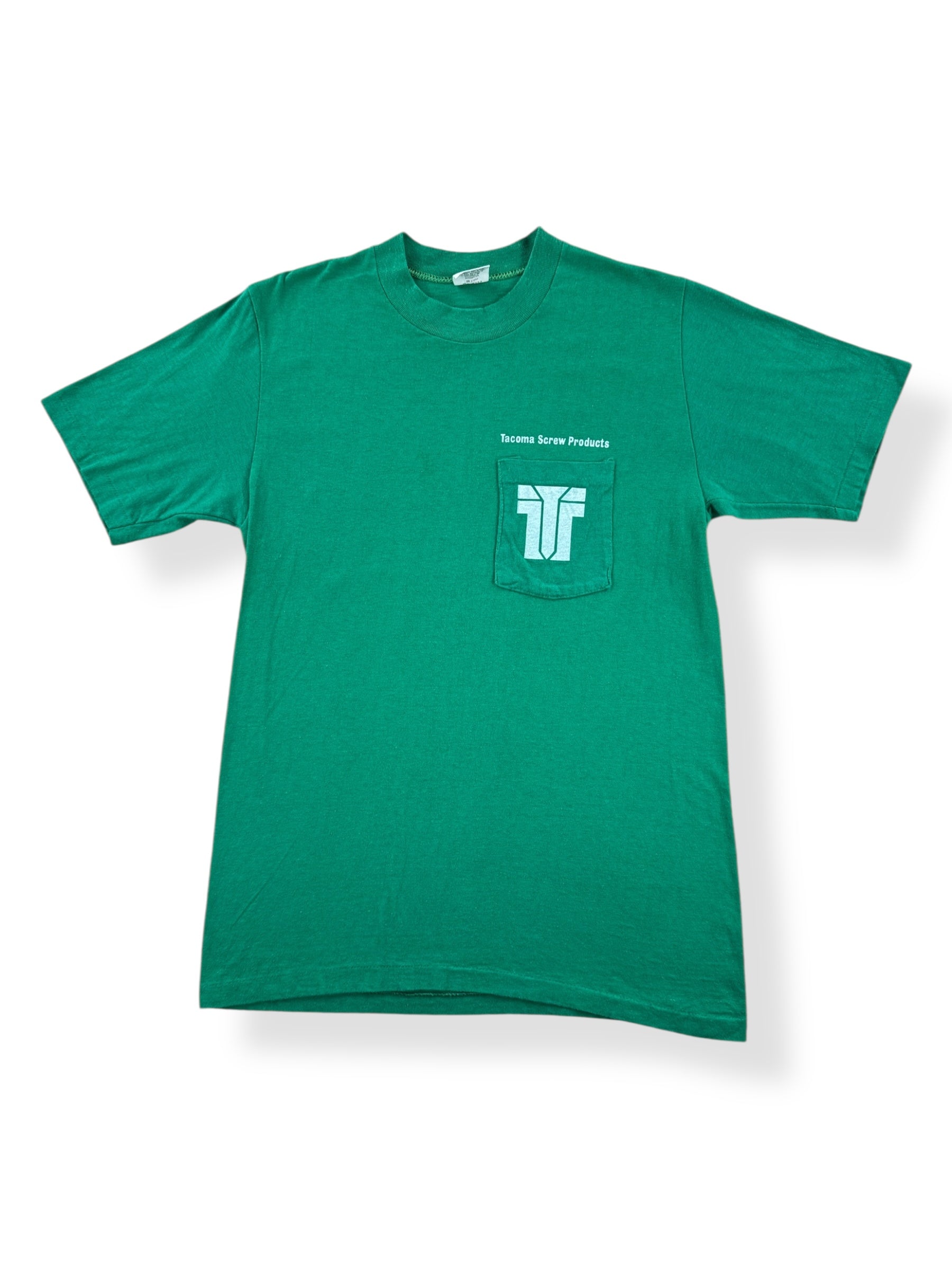 Front of Vintage Tacoma Screw Tee SZ S