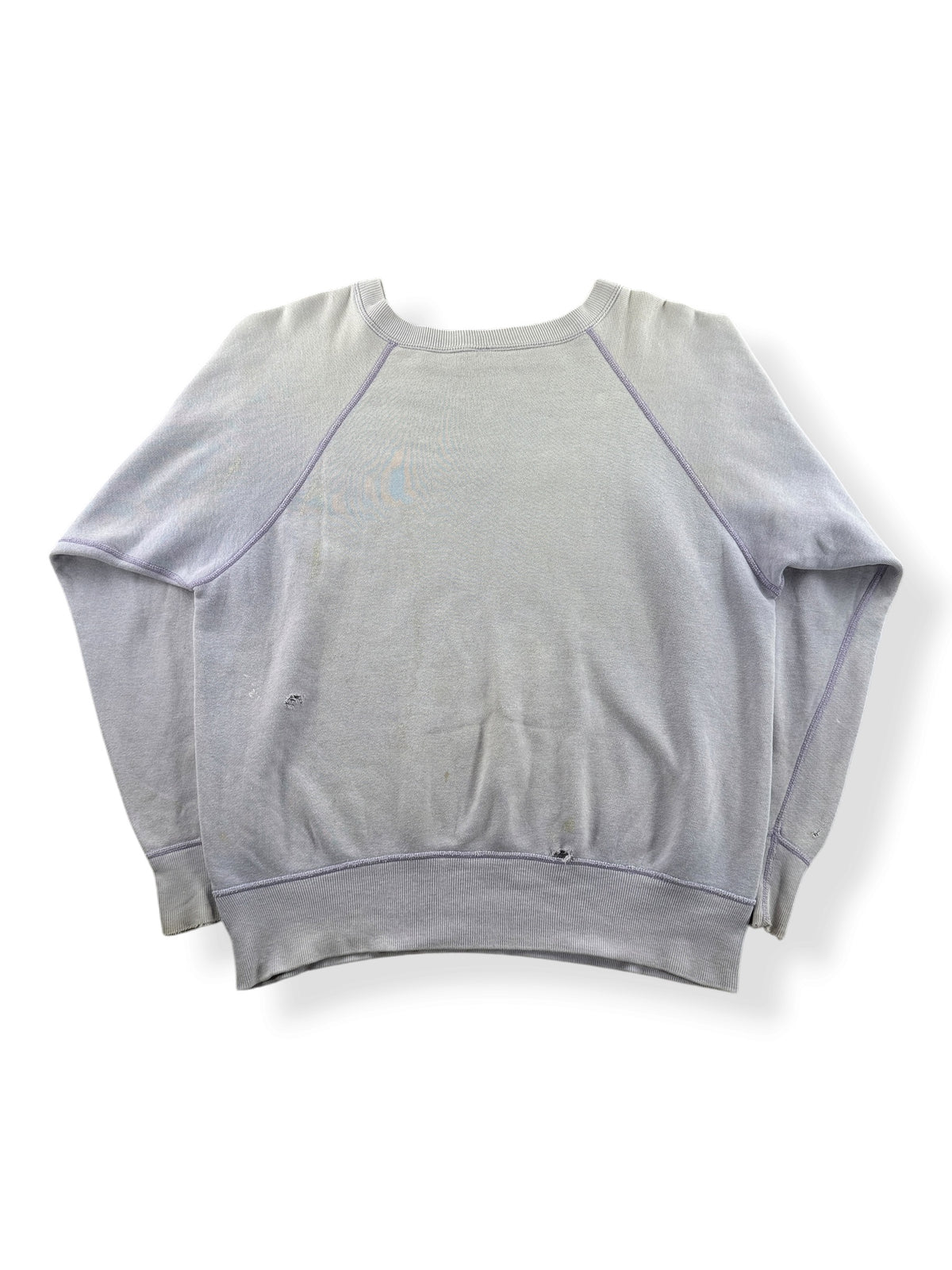Back of Vintage Lilac All Cotton Crewneck SZ L