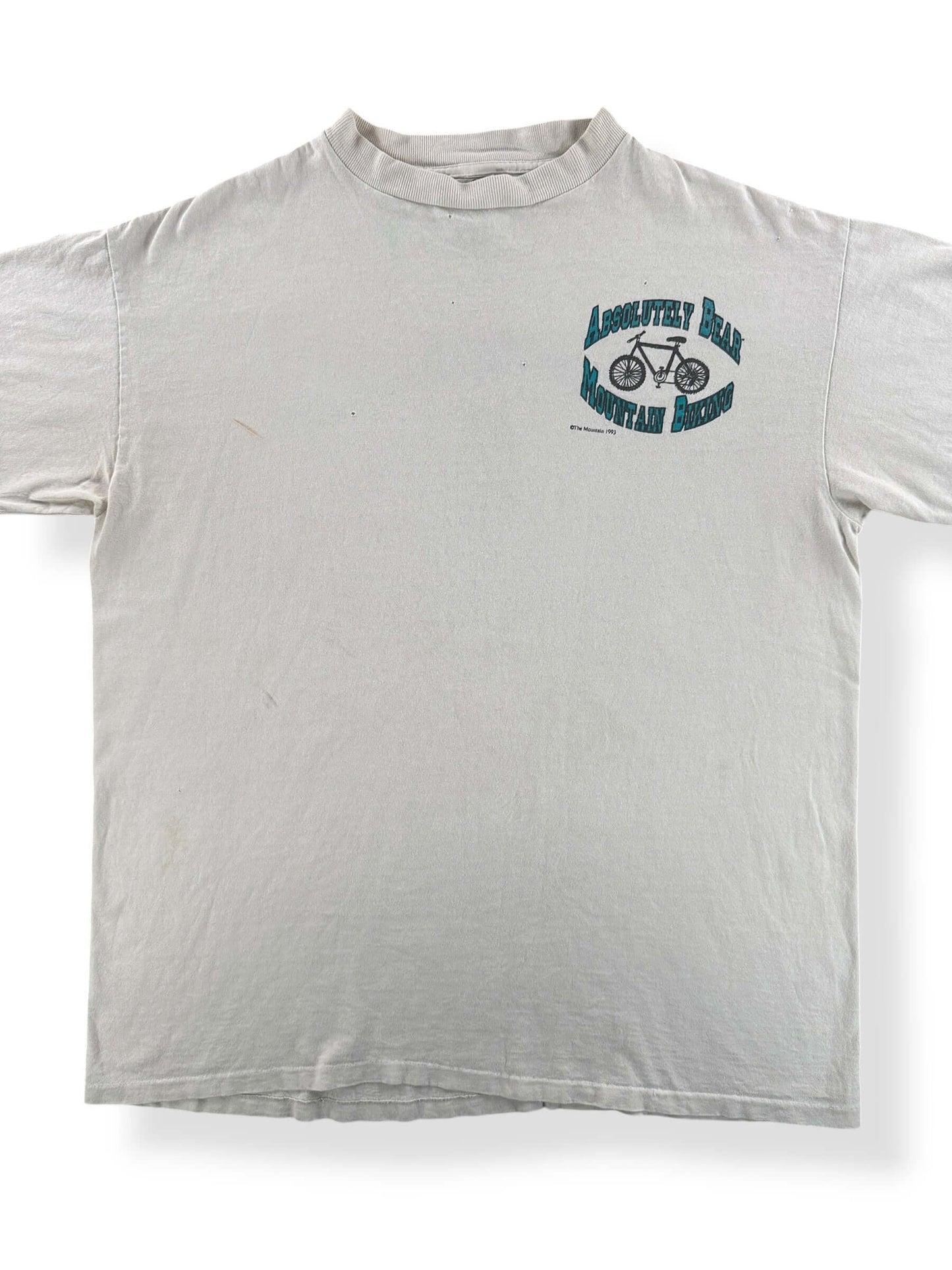 Front Close Up of Vintage Grateful Dead Mountain Biking Tee SZ XL