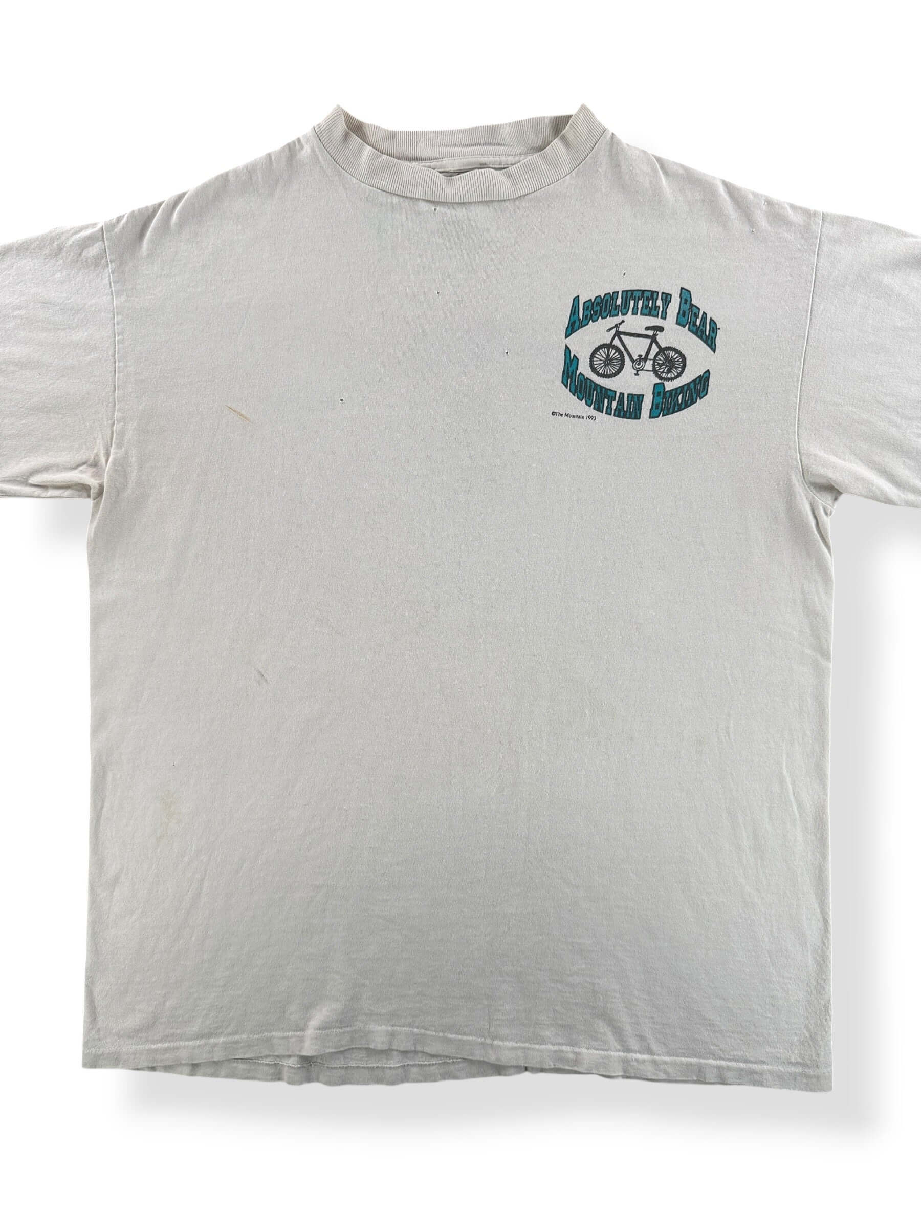 Front Close Up of Vintage Grateful Dead Mountain Biking Tee SZ XL
