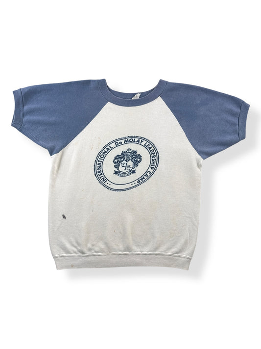 Front of Vintage 60s Two Tone Shortsleeve Sweatshirt SZ S