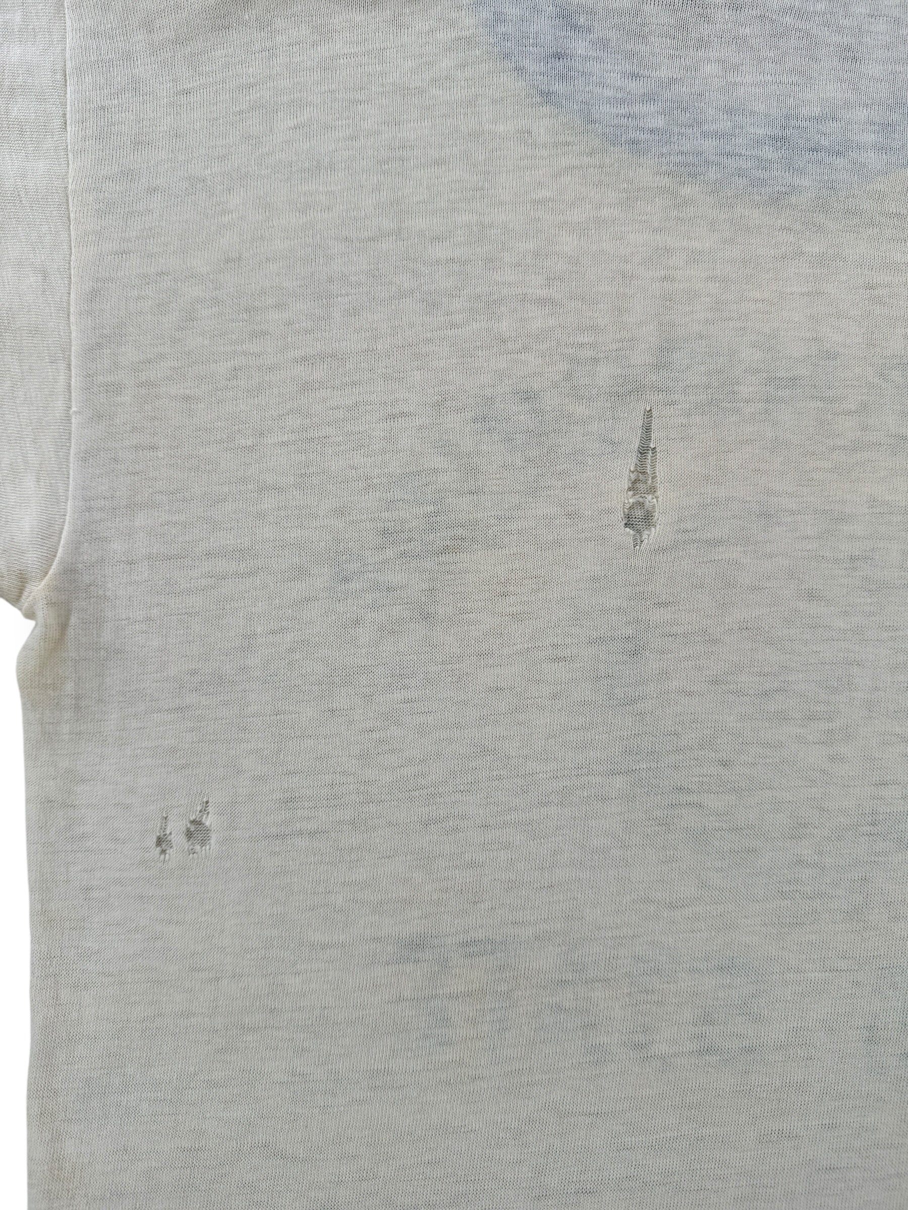 Holes on Vintage American Legion New Hampshire Boys State Ringer Tee SZ S