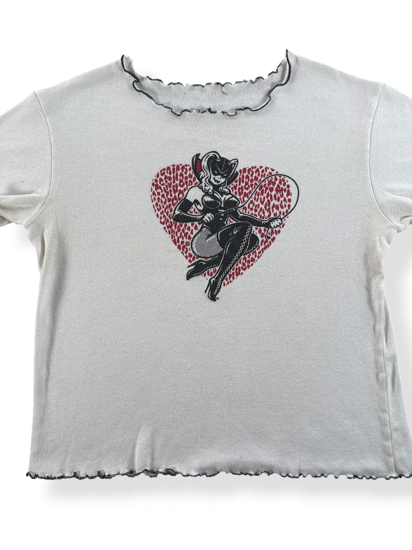 Front Close Up of Vintage Dom Gal Tee SZ S