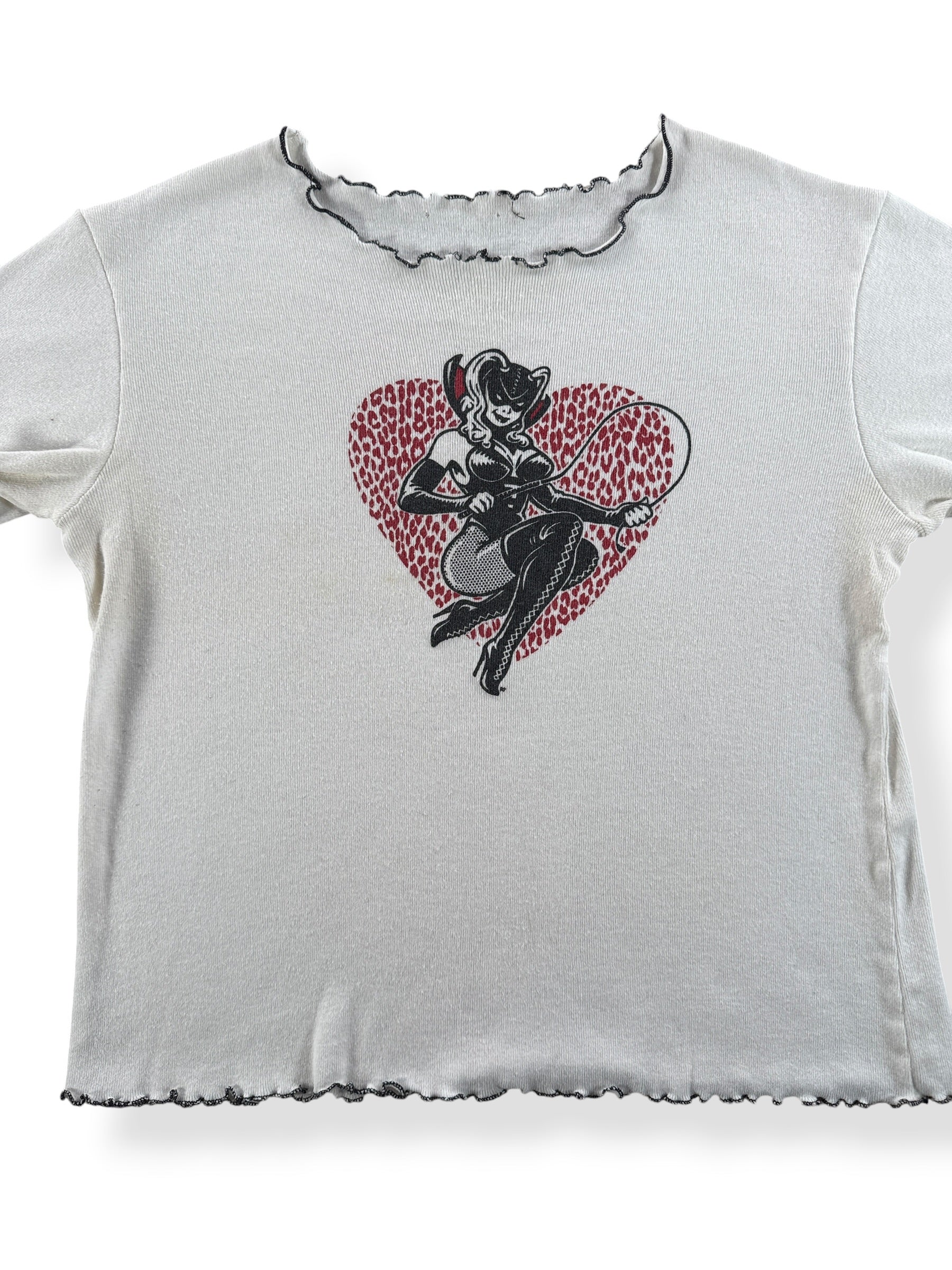 Front Close Up of Vintage Dom Gal Tee SZ S