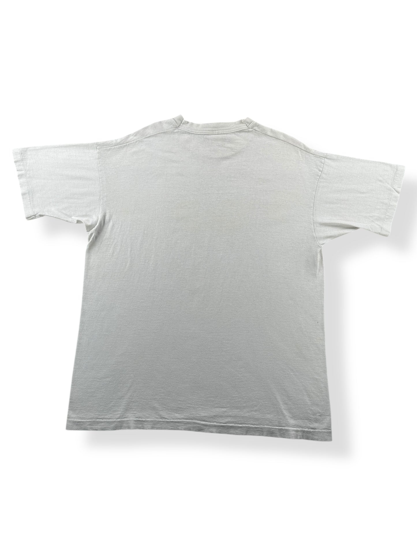 Back of Vintage Zebra Barcode Tee SZ XL