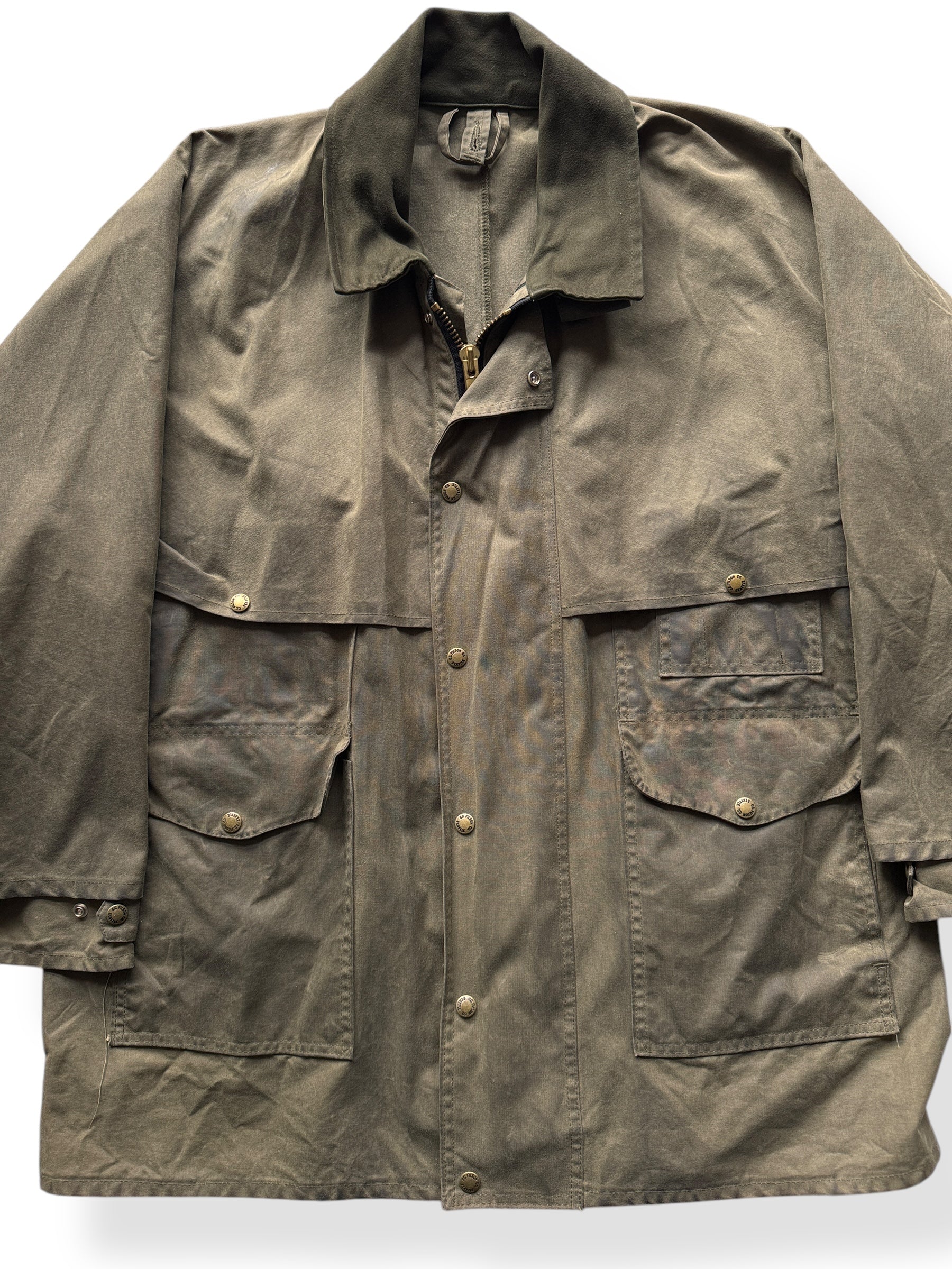 Front Close Up of Filson Shelter Cloth Packer SZ XXL