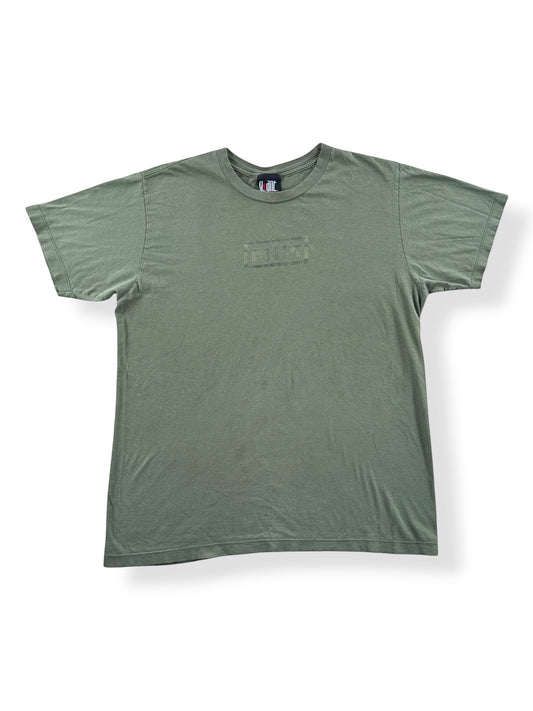 front of Vintage Nine Inch Nails Giant Tag Tee SZ M