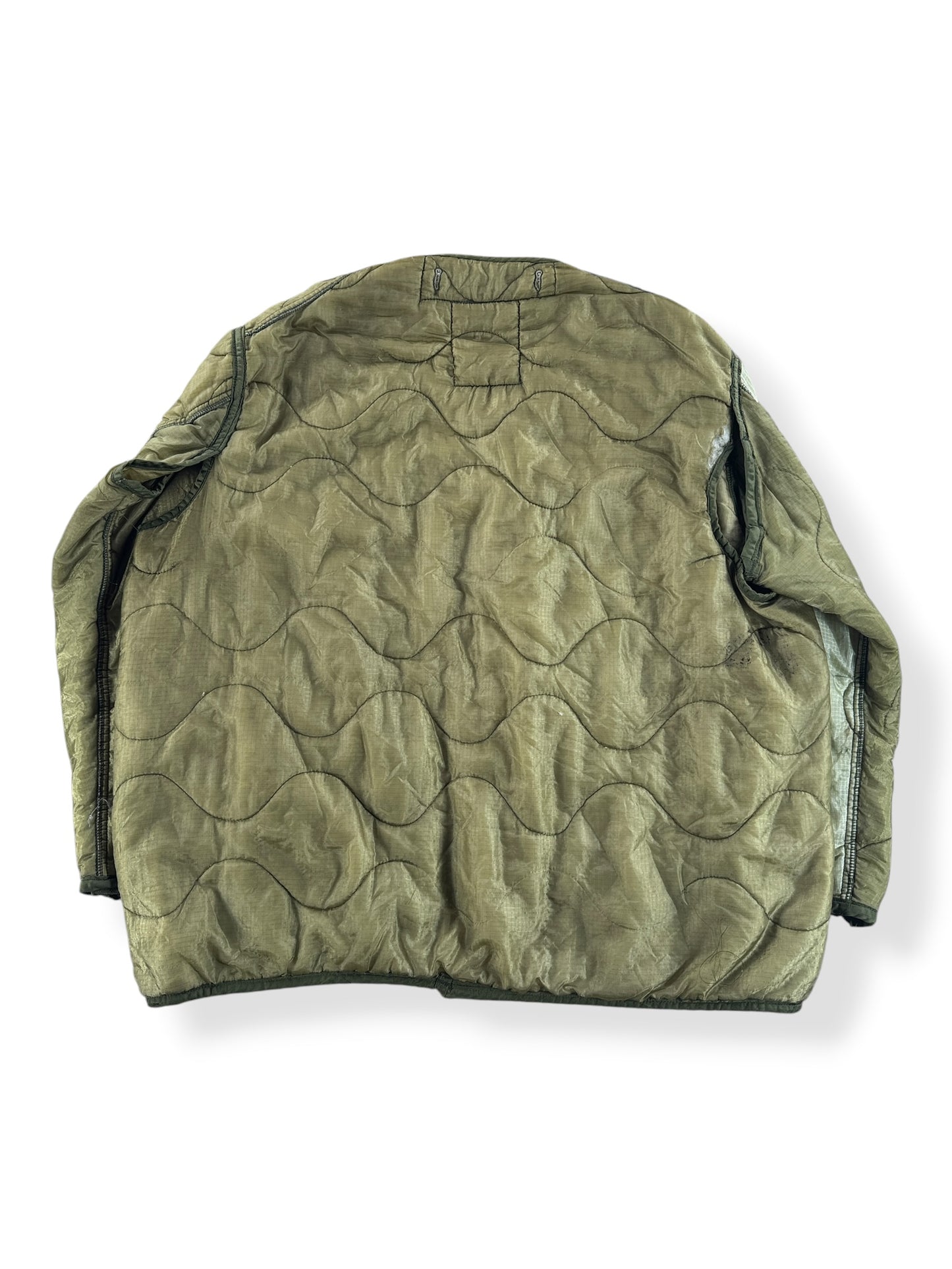 Back of Vintage Vietnam Military Liner SZ L
