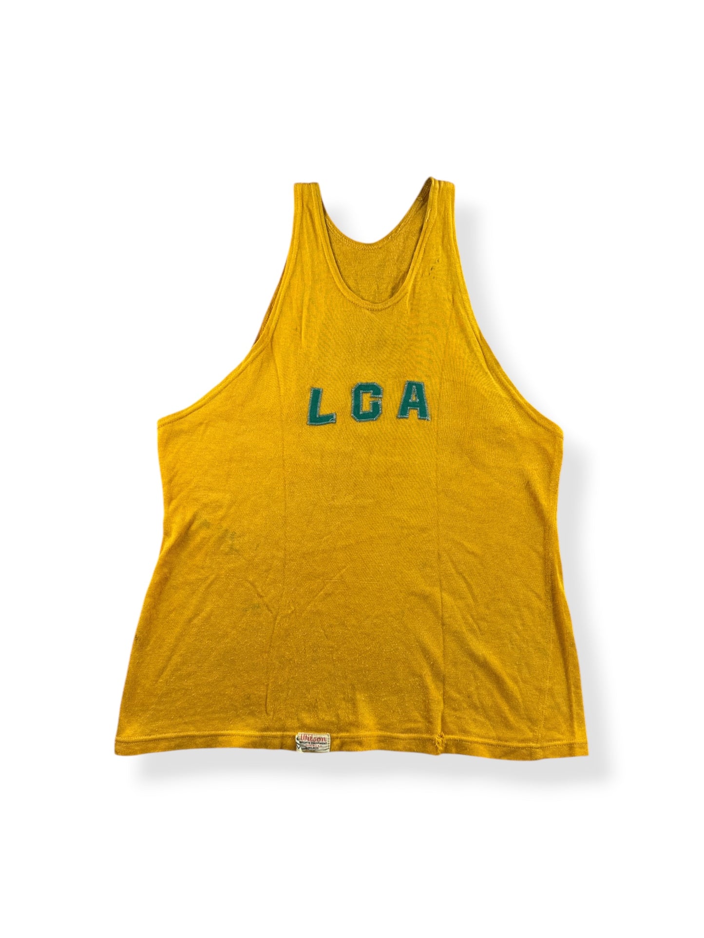 Front of Vintage 1950s Wilson LCA Tank Top SZ 42 (Fits M)