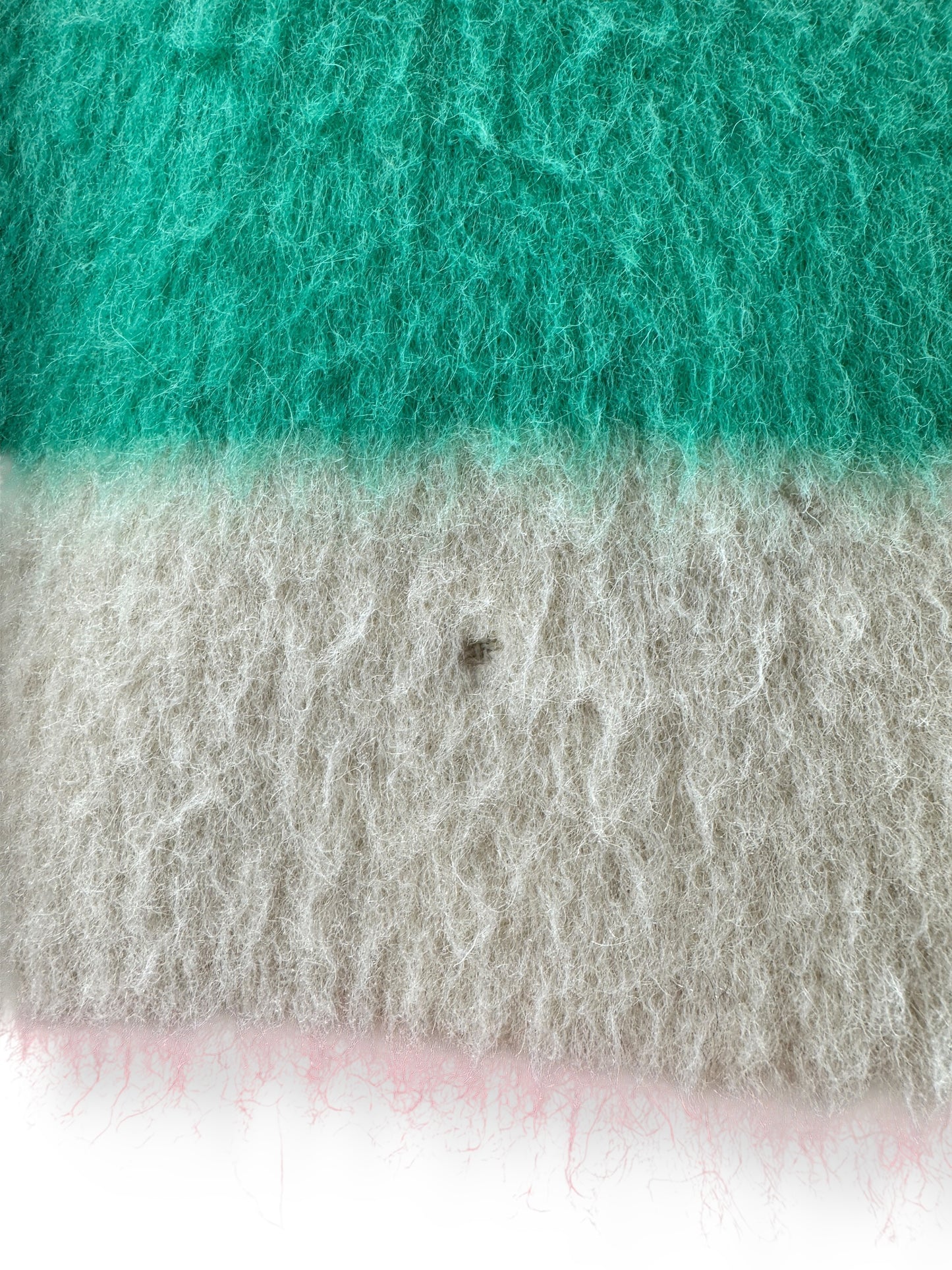 Hole on Vintage Hudson's Bay Blanket Coat SZ L