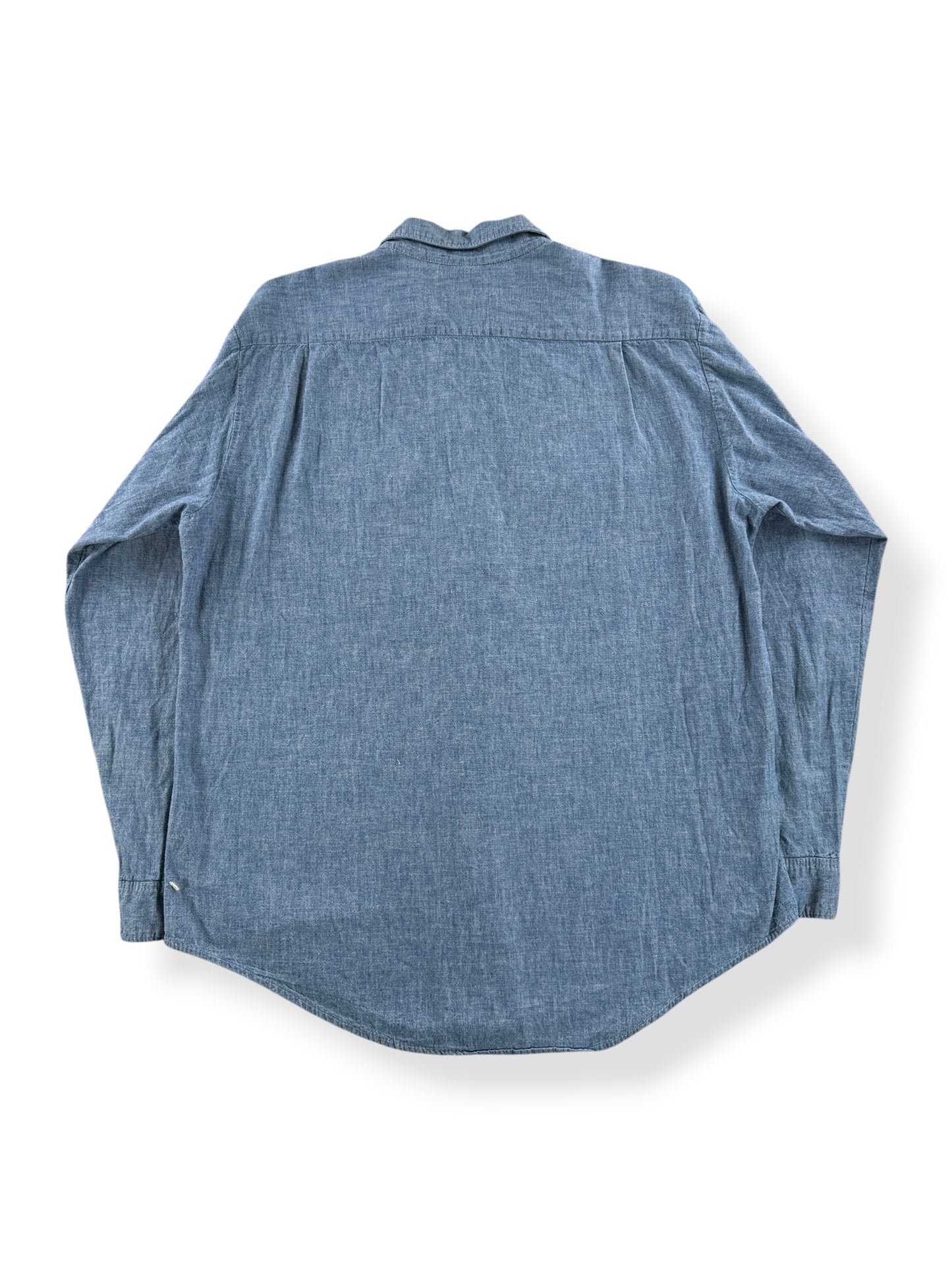 Back of Vintage Lee Union Made Cotton Selvedge Chambray SZ M