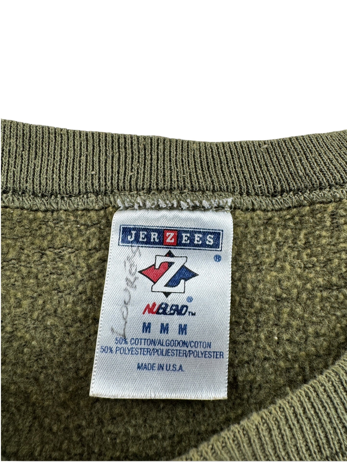 Tag on Vintage USMC Sunfaded Crewneck SZ M
