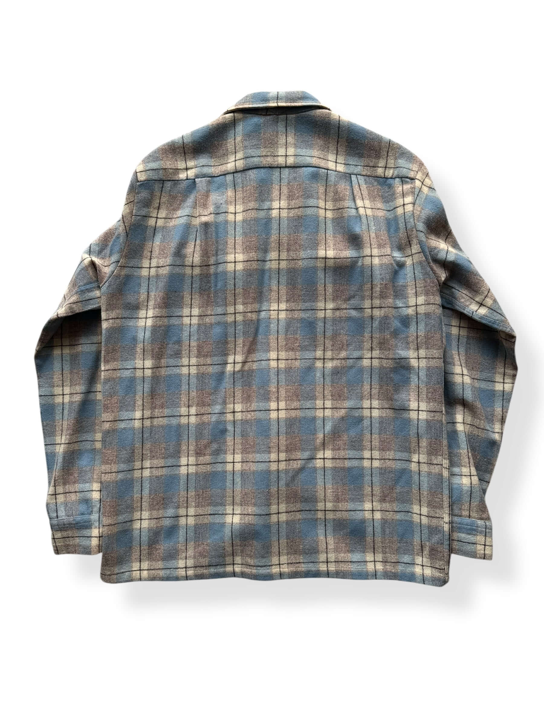Back of Vintage Penney's Towncraft Flannel SZ M