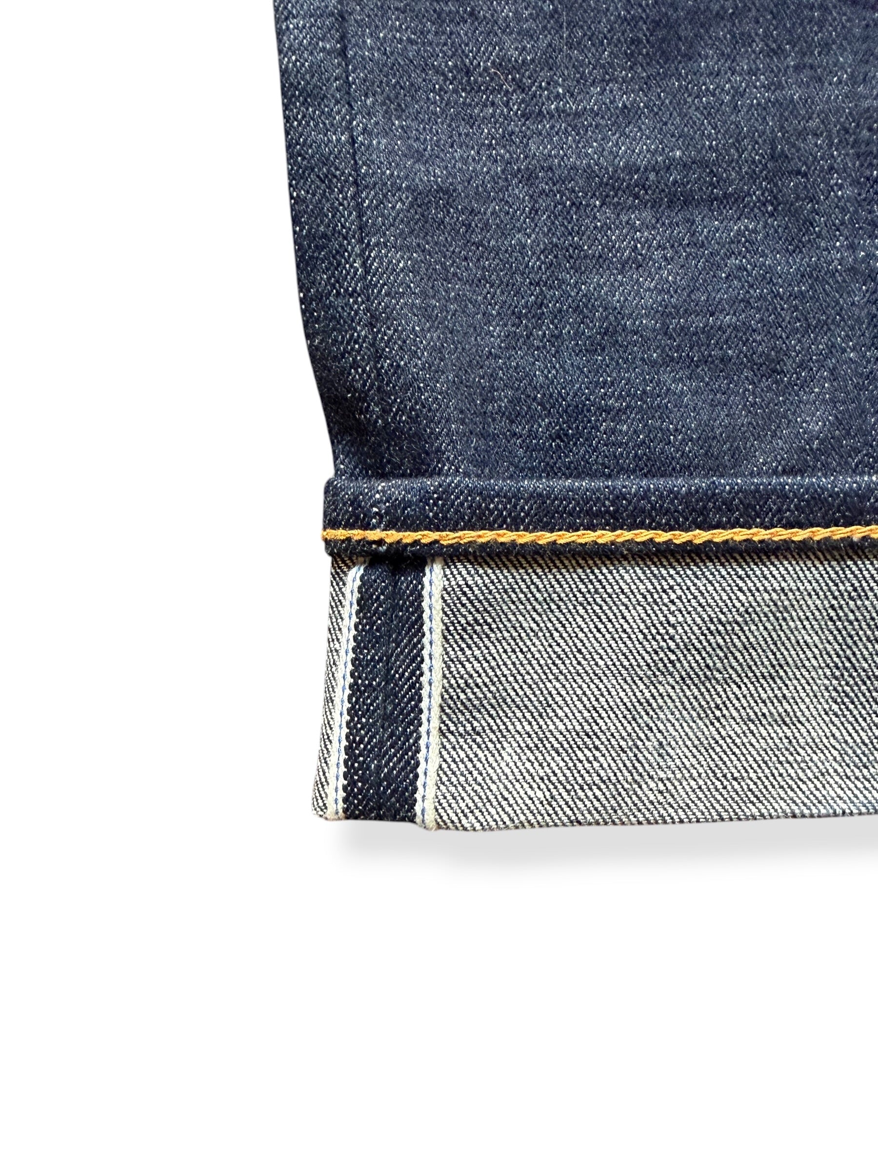 Selvedge ID on Red Tornado Japanese Selvedge Denim W33