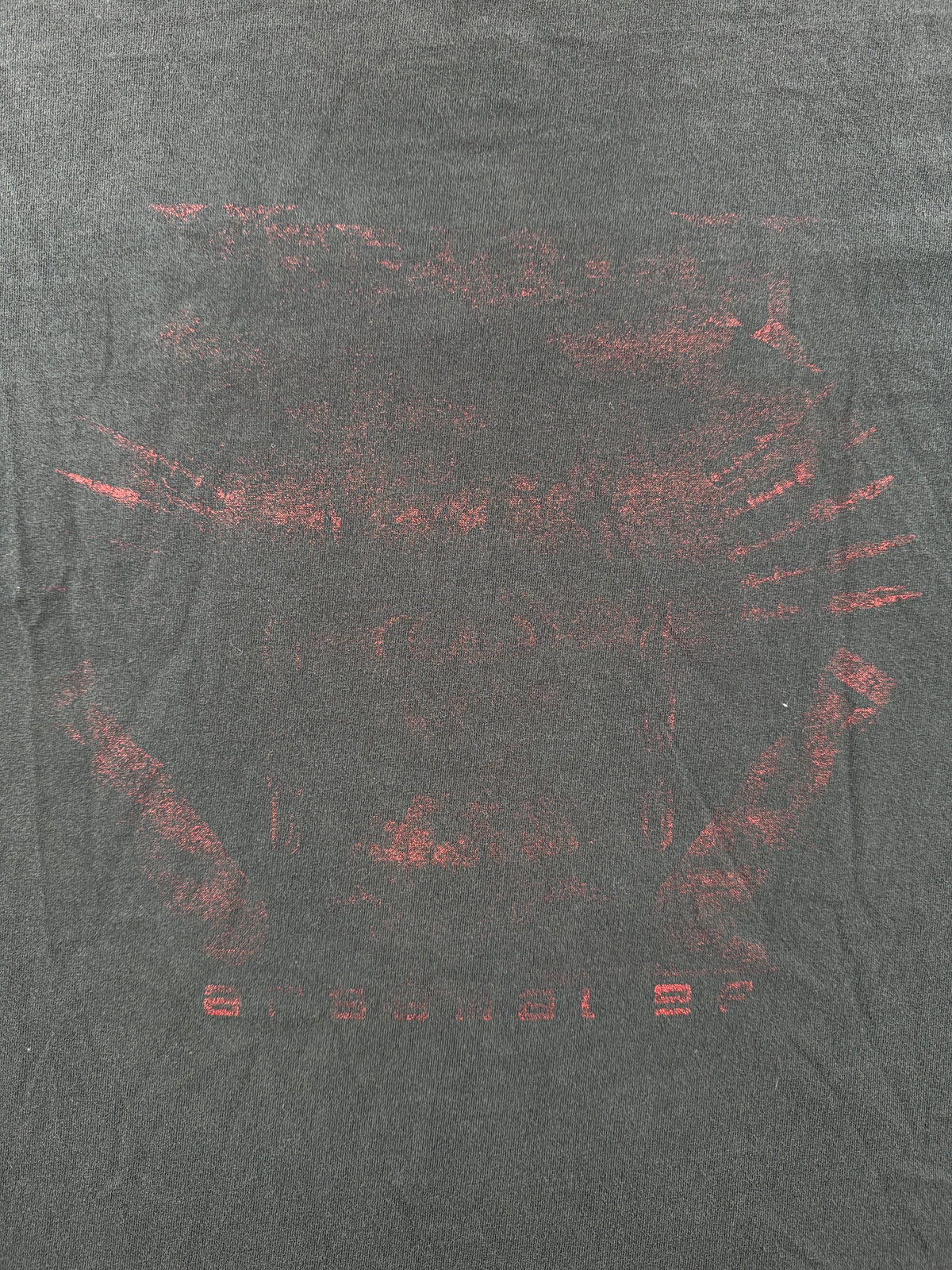 back graphic of Vintage Megadeth Thrashed Tee SZ M