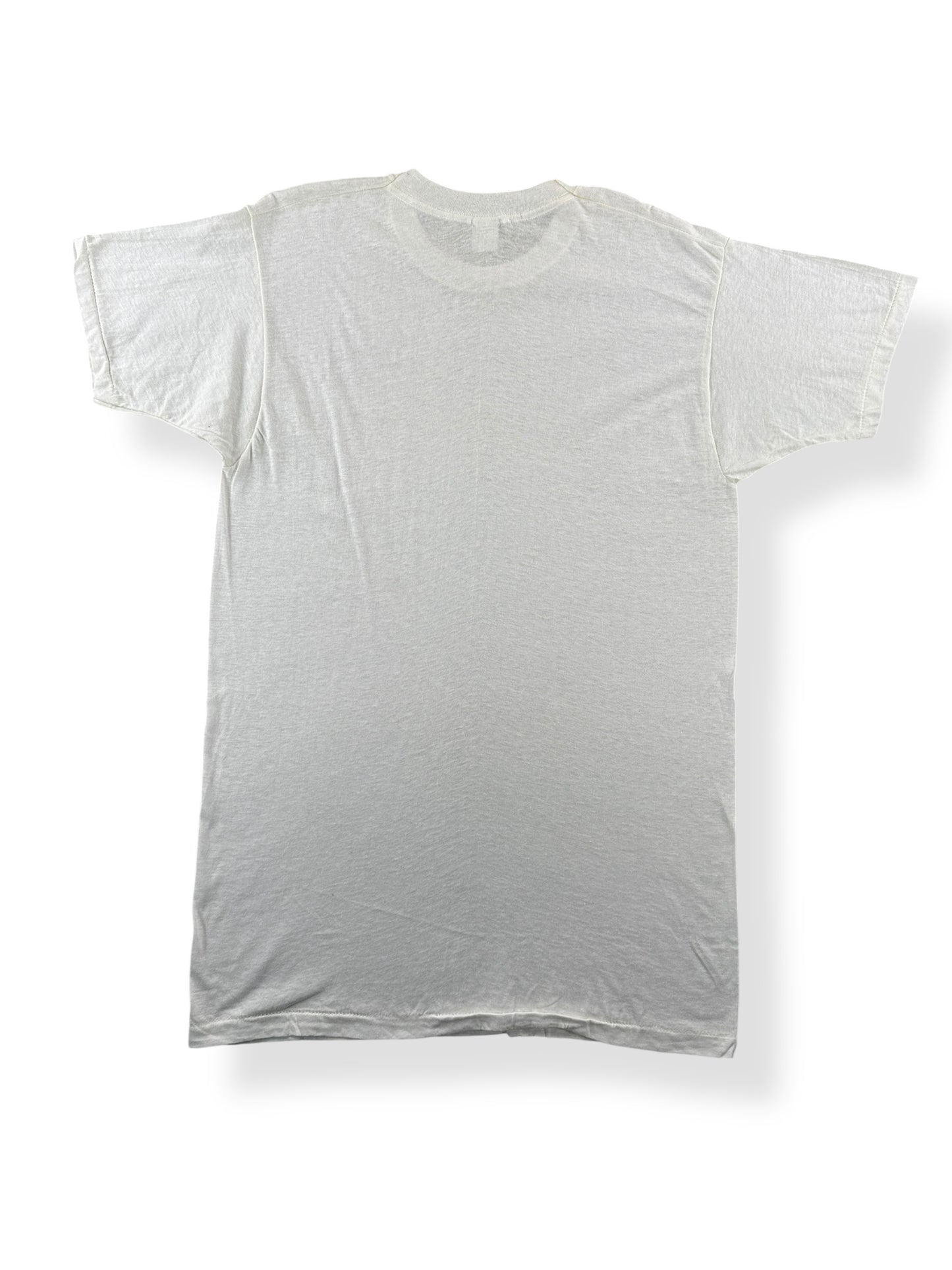 Back of Vintage FOTL Blank White Tee SZ XL (Fits M)