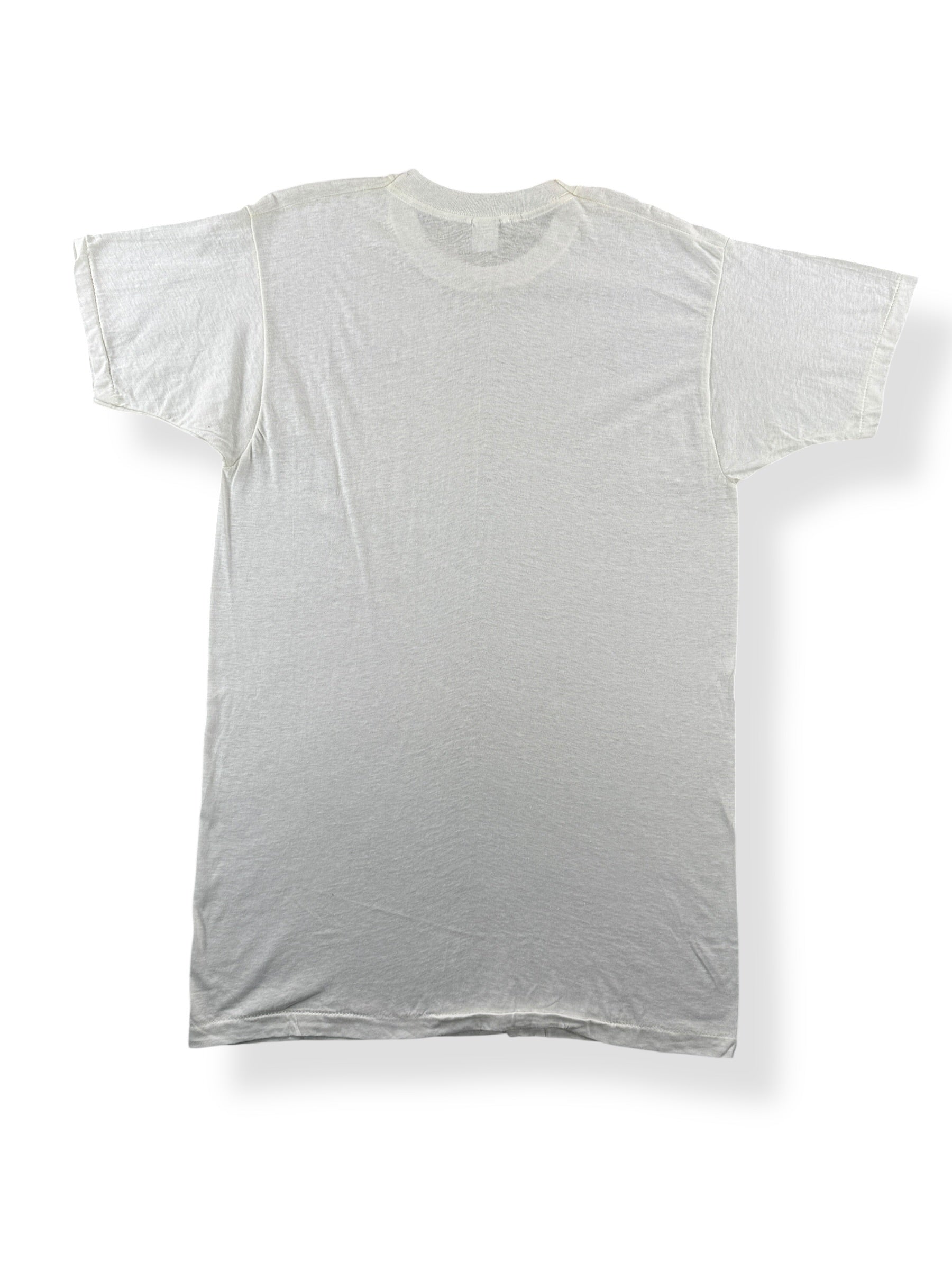 Back of Vintage FOTL Blank White Tee SZ XL (Fits M)