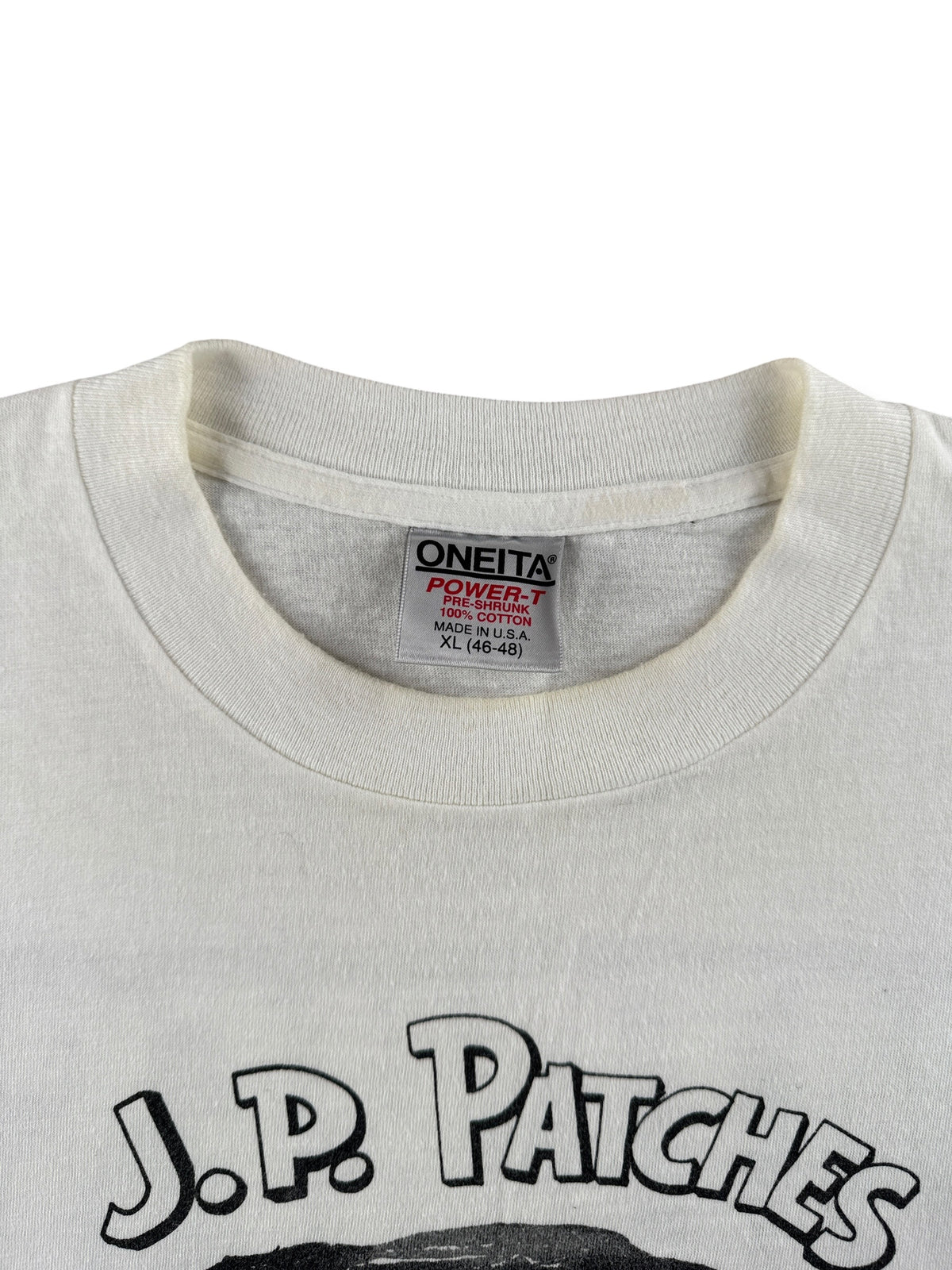 Collar on Vintage JP Patches Tee SZ XL
