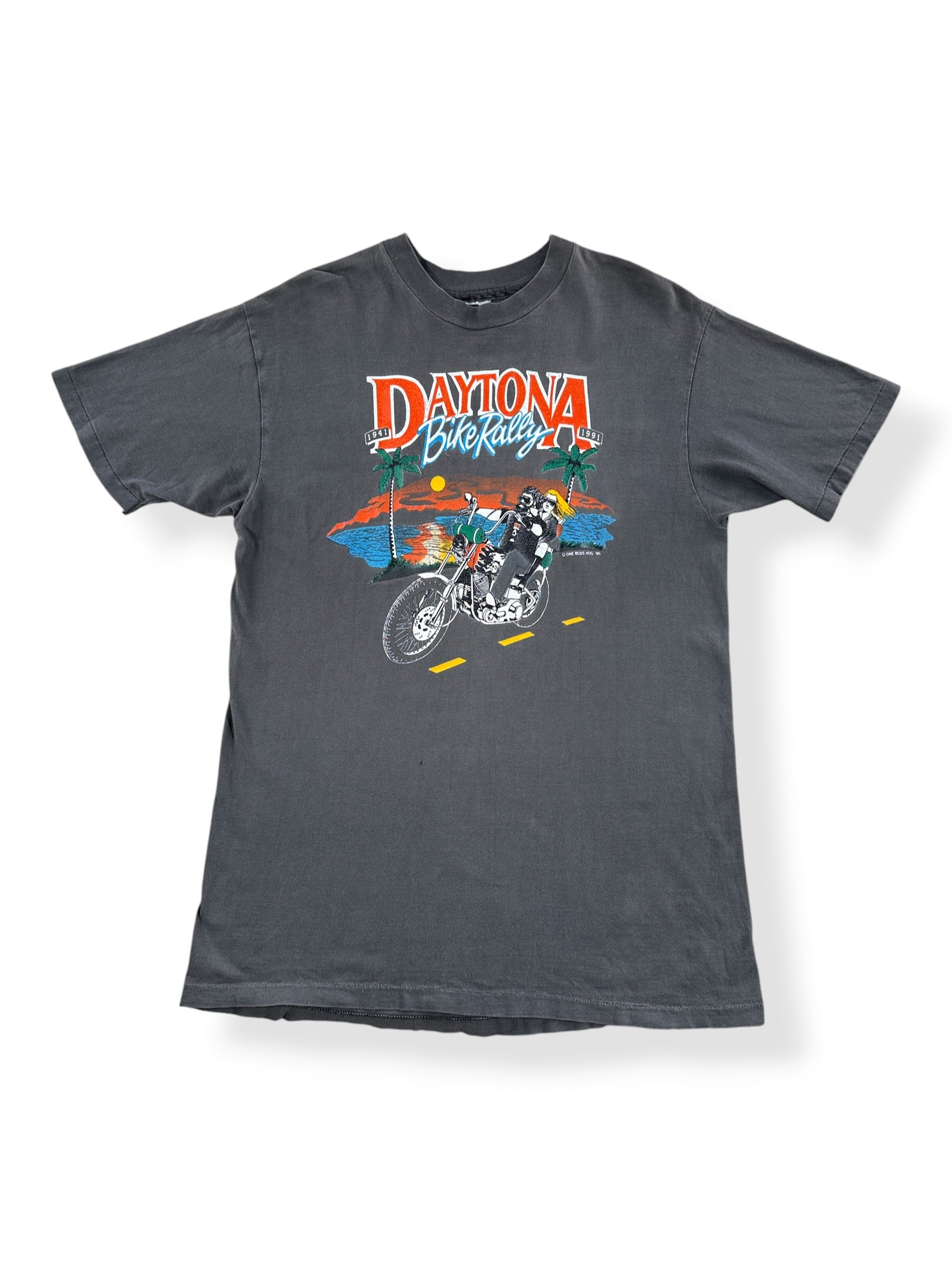 Front of Vintage Daytona Bike Rally Tee SZ M