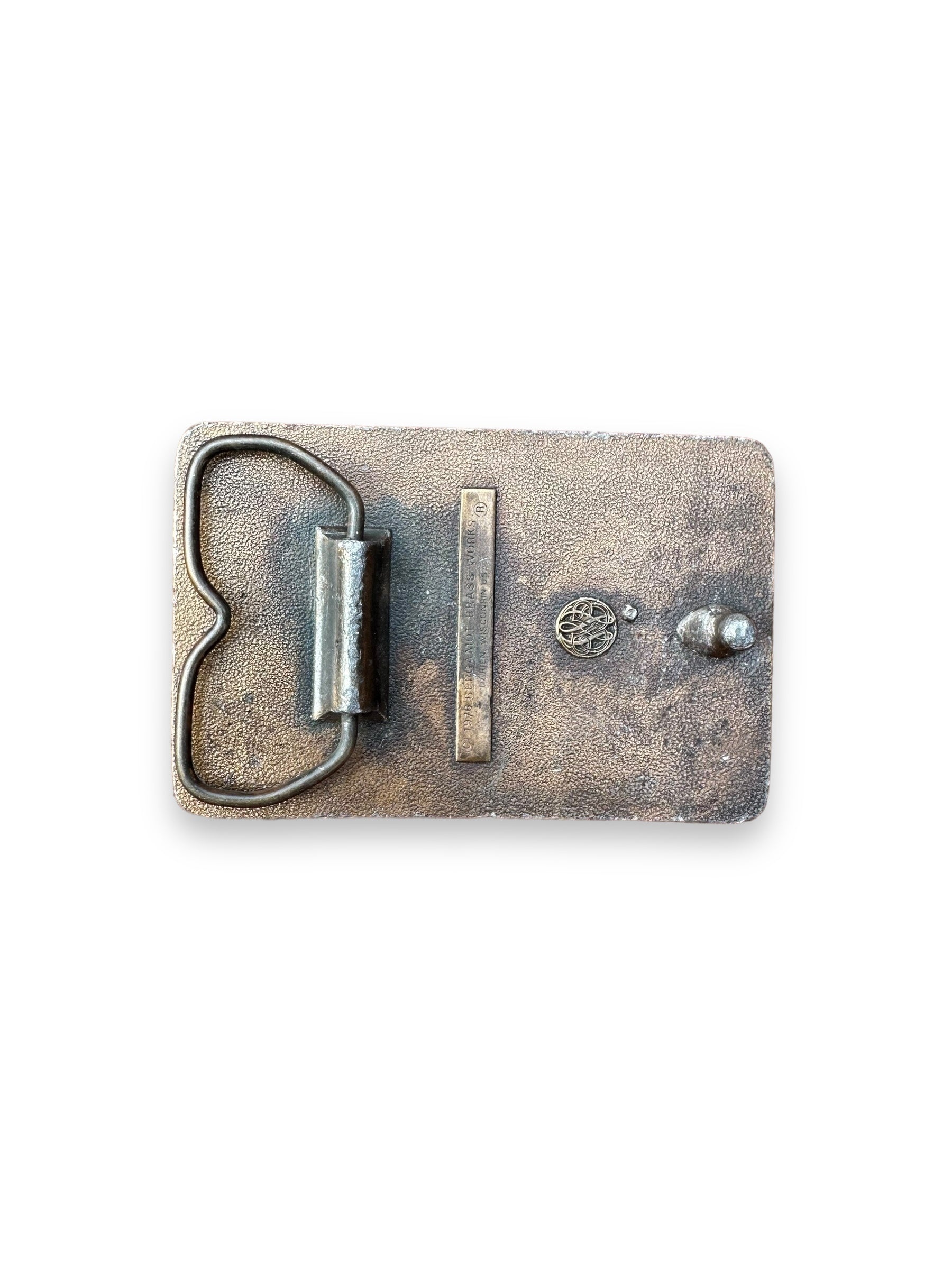Bergamot brass works belt buckle Bergamot brass works belt buckle