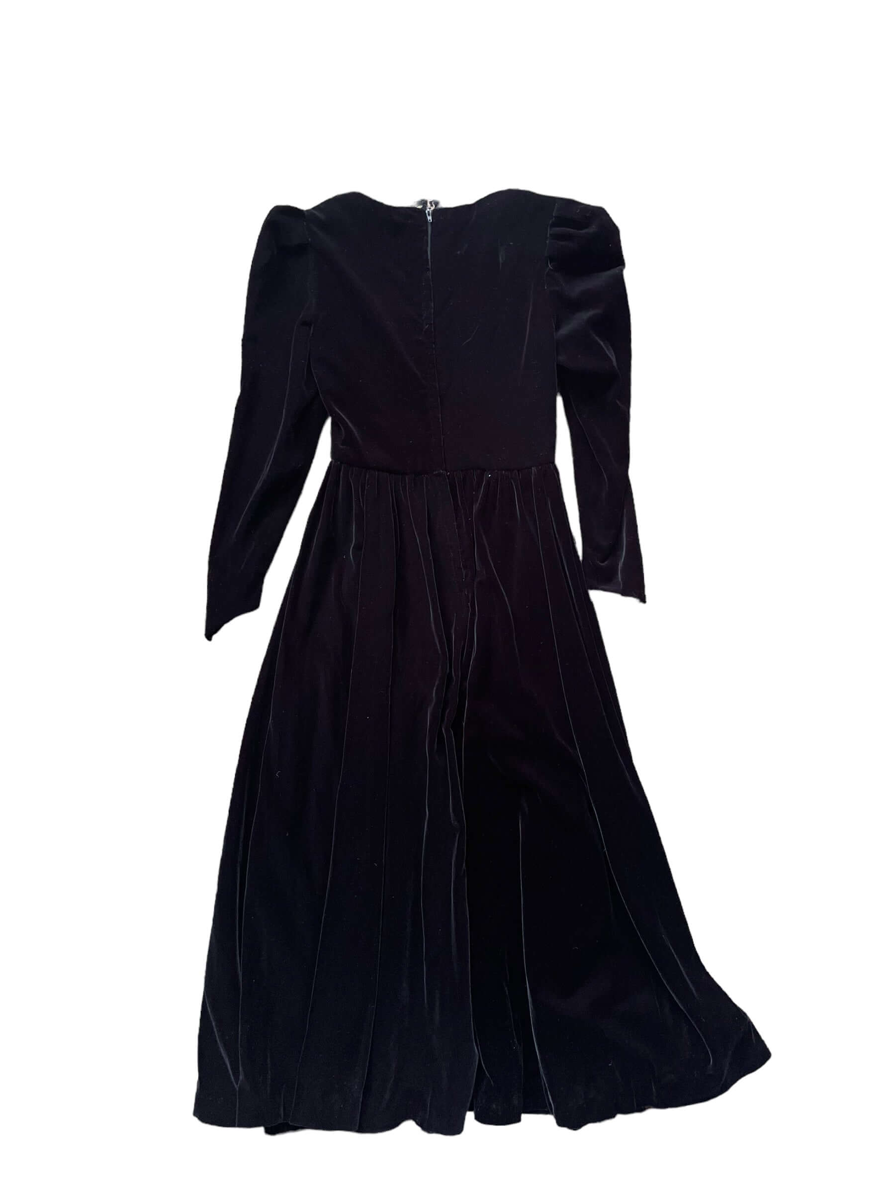 Vintage 1970s Black Velvet Dress The Barn Owl Vintage Goods Vintage 1970s Black Velvet Dress The Barn Owl Vintage Goods