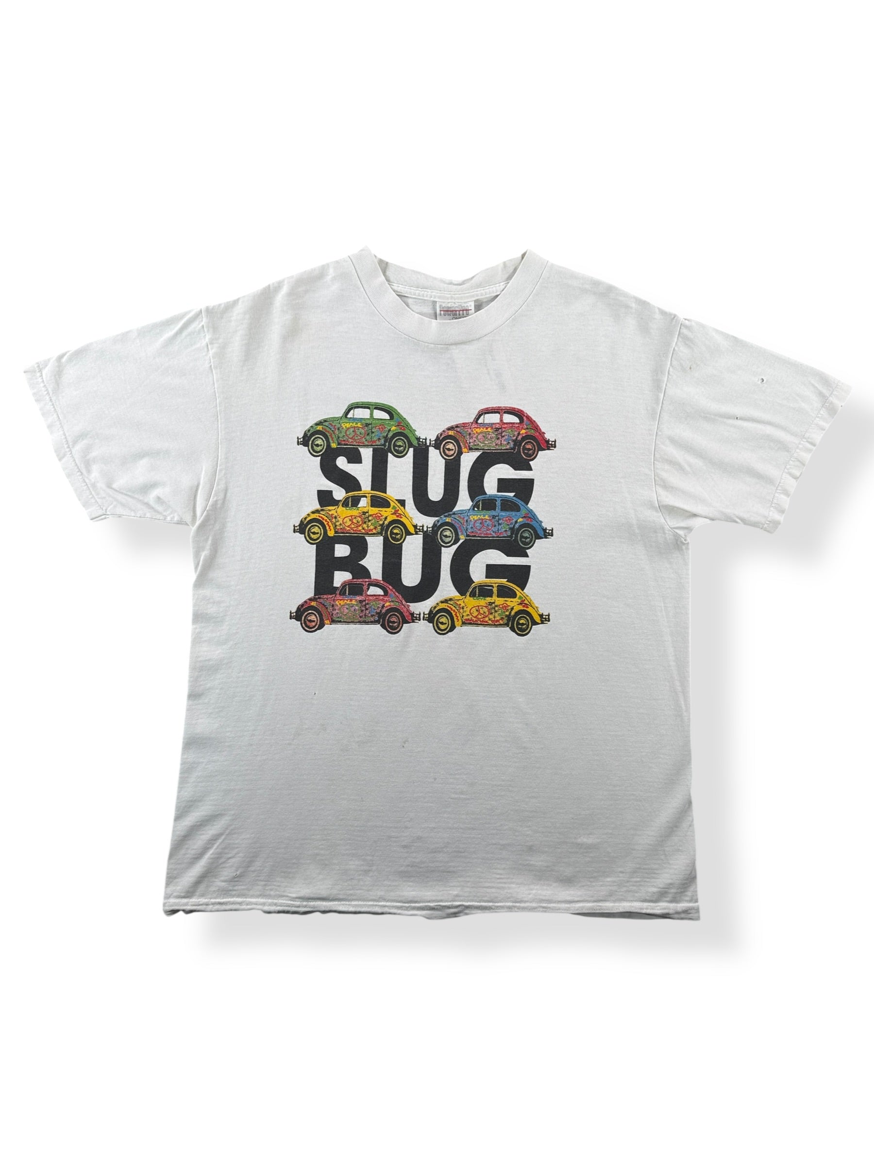Front of Vintage Slug Bug Tee SZ L (Fits M)