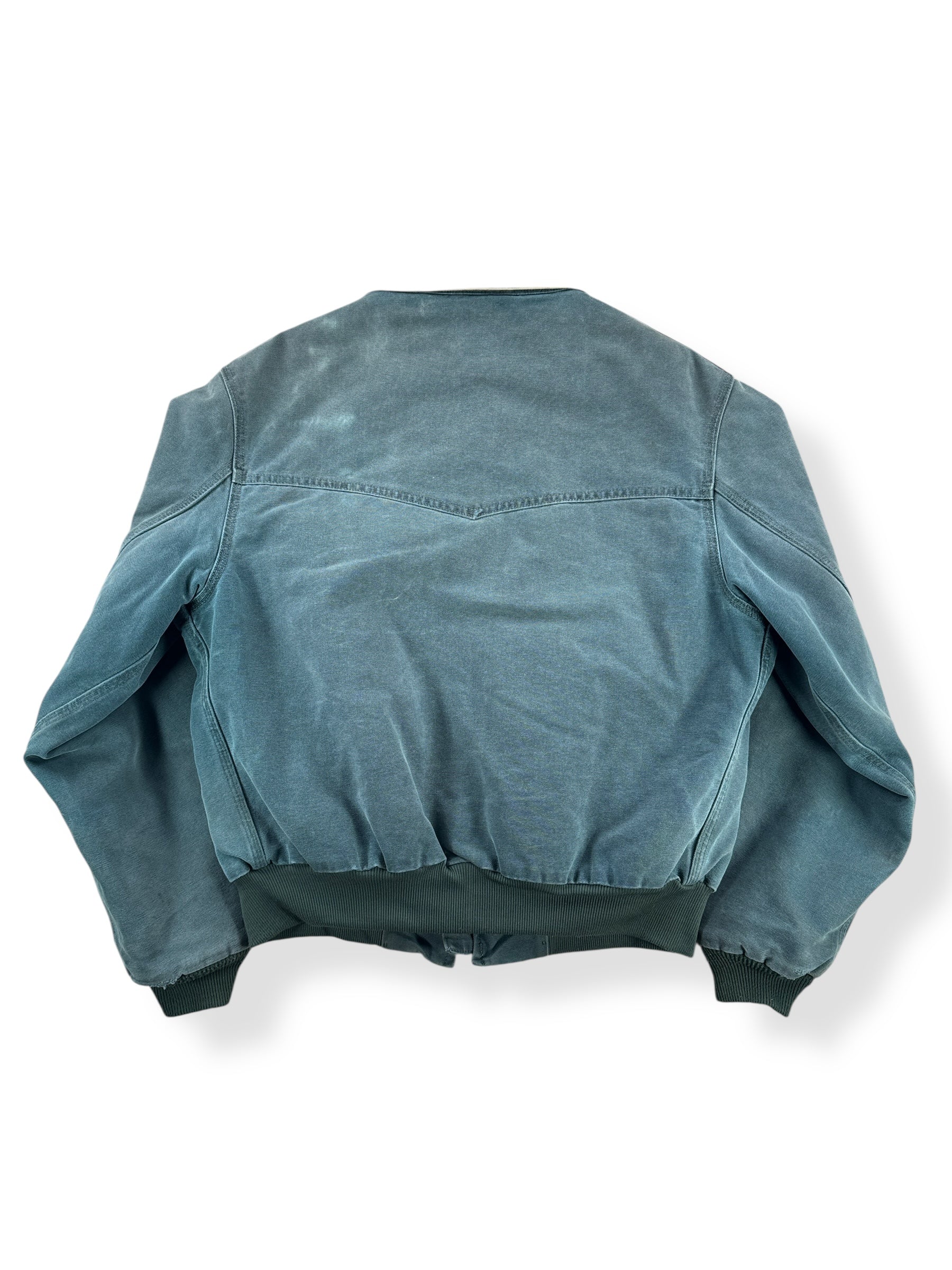 Back of Vintage 90s Era Carhartt Santa Fe Hunter Green Jacket SZ XL