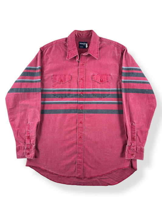 Front of Vintage Wrangler Brushpopper Shirt SZ 17 1/2 - 35 (Fits XL)