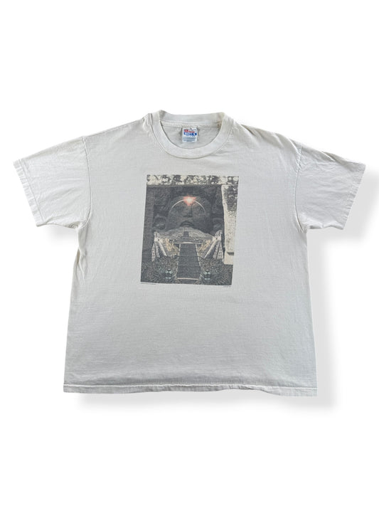 Front of Vintage 1990’s Hallucinogenic Cat Tee SZ XL