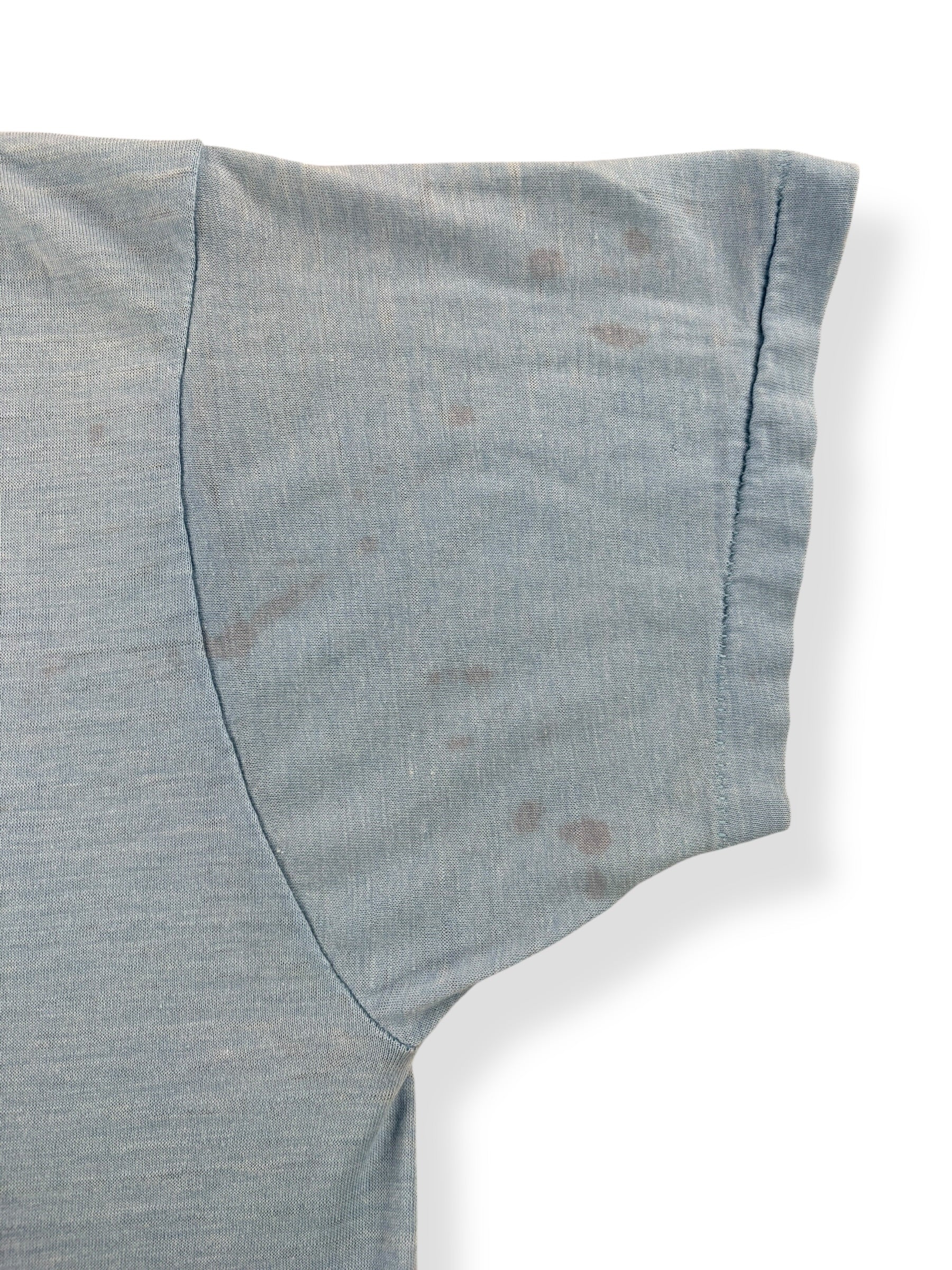 Staining on Vintage A Nurse's Place Is In Her Union Tee SZ M