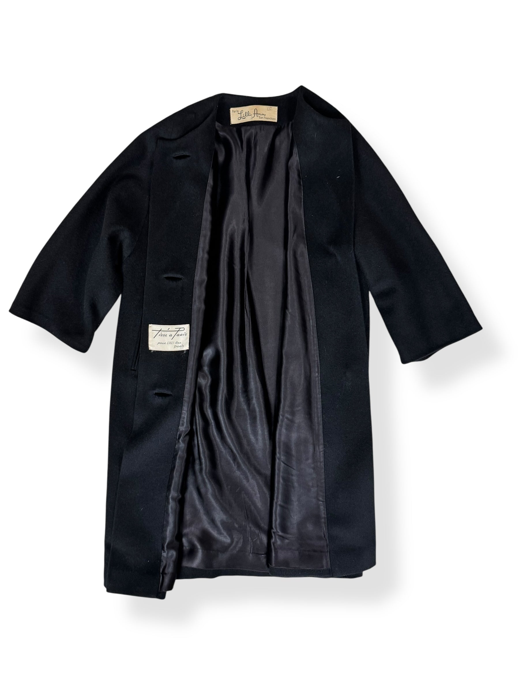 Open of 1960s Classic Lilli Ann Coat M-L