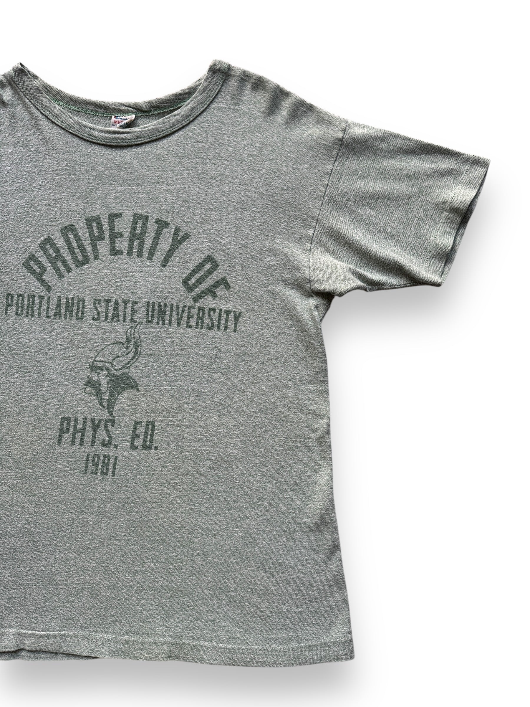 front left of Vintage Champion Portland State University Tee SZ S