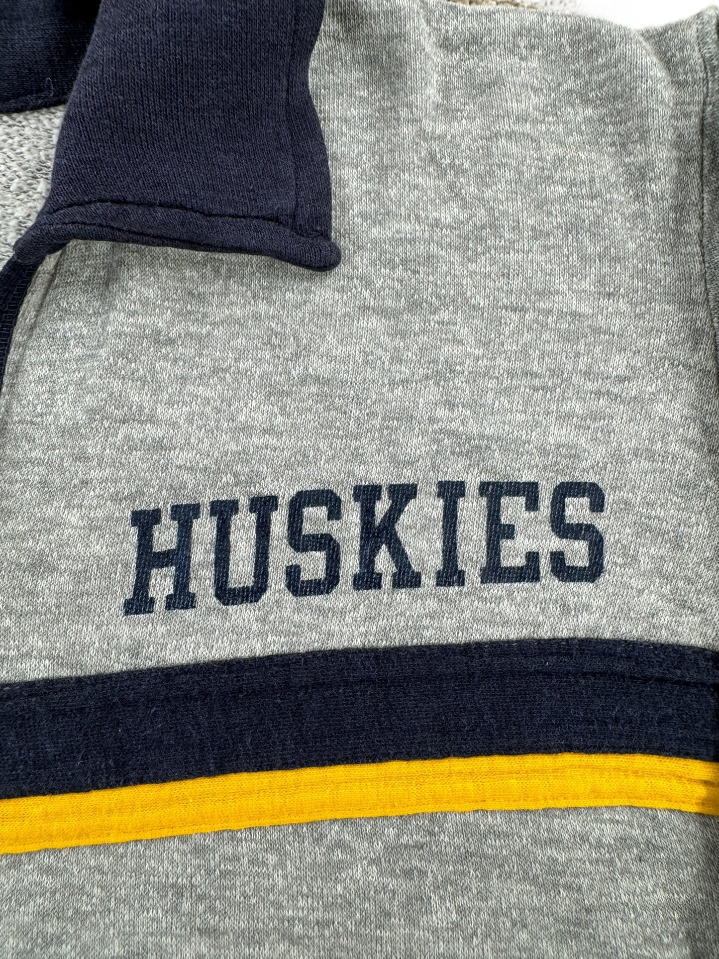 Huskies on Vintage Huskies Collar Sweatshirt SZ M