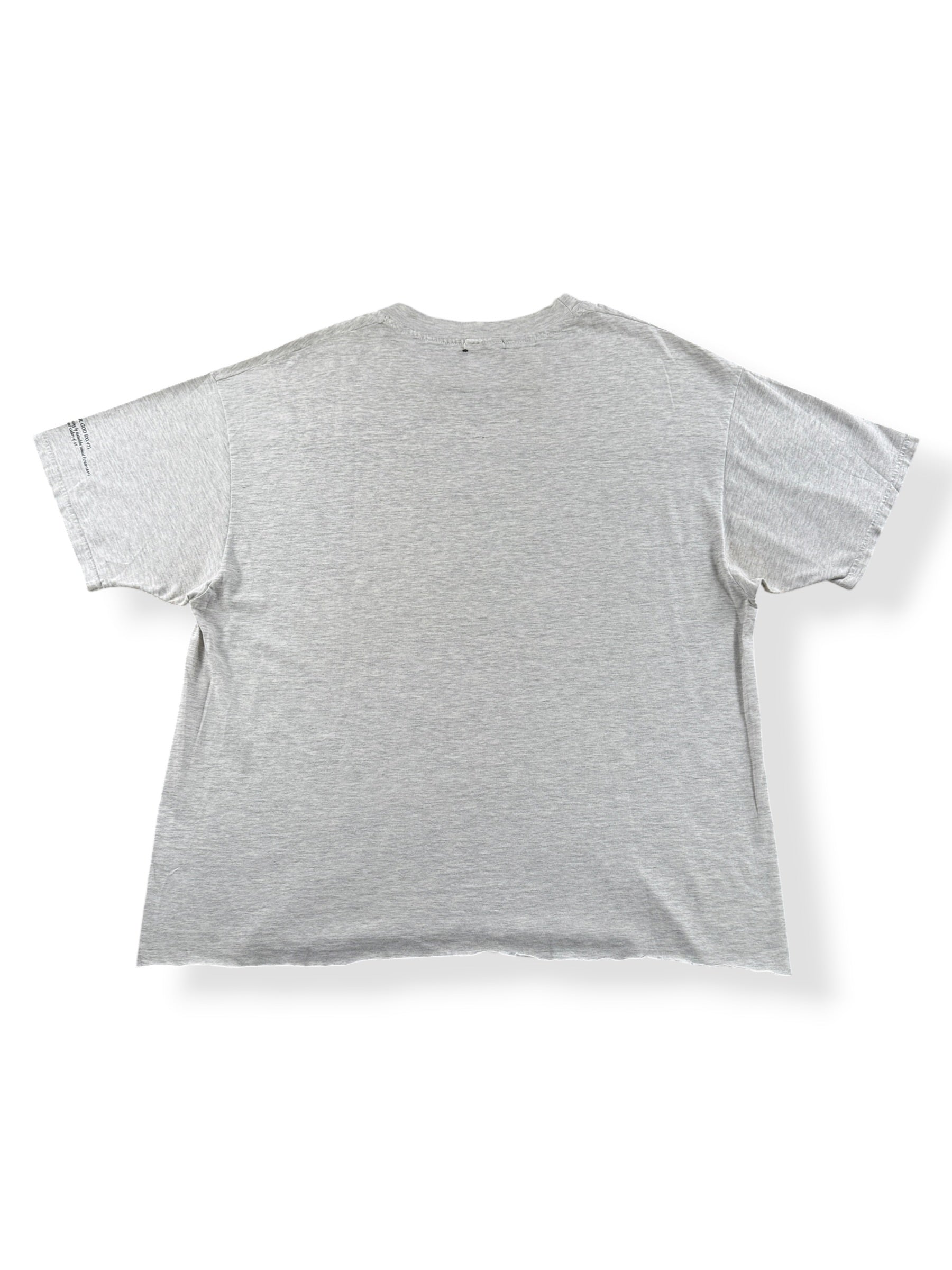 Back of Vintage Cropped 90s Thunder God Freer Gallery of Art Tee SZ XL