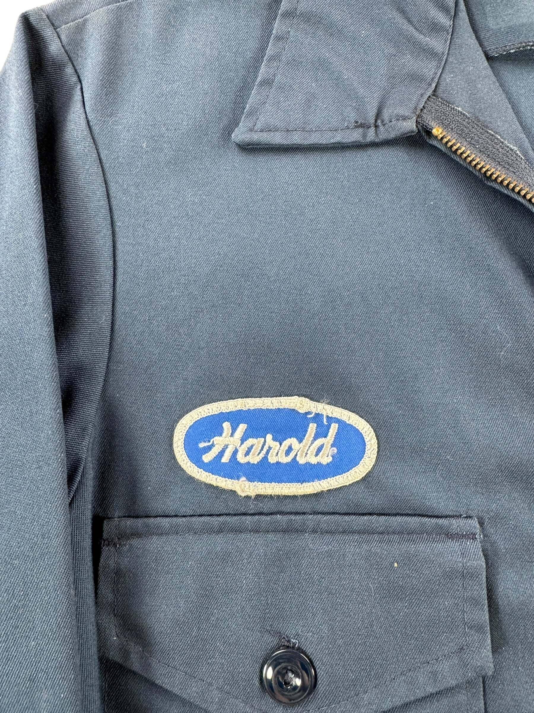 Patch on Vintage Mega Market Patched Gas Station Jacket SZ 40