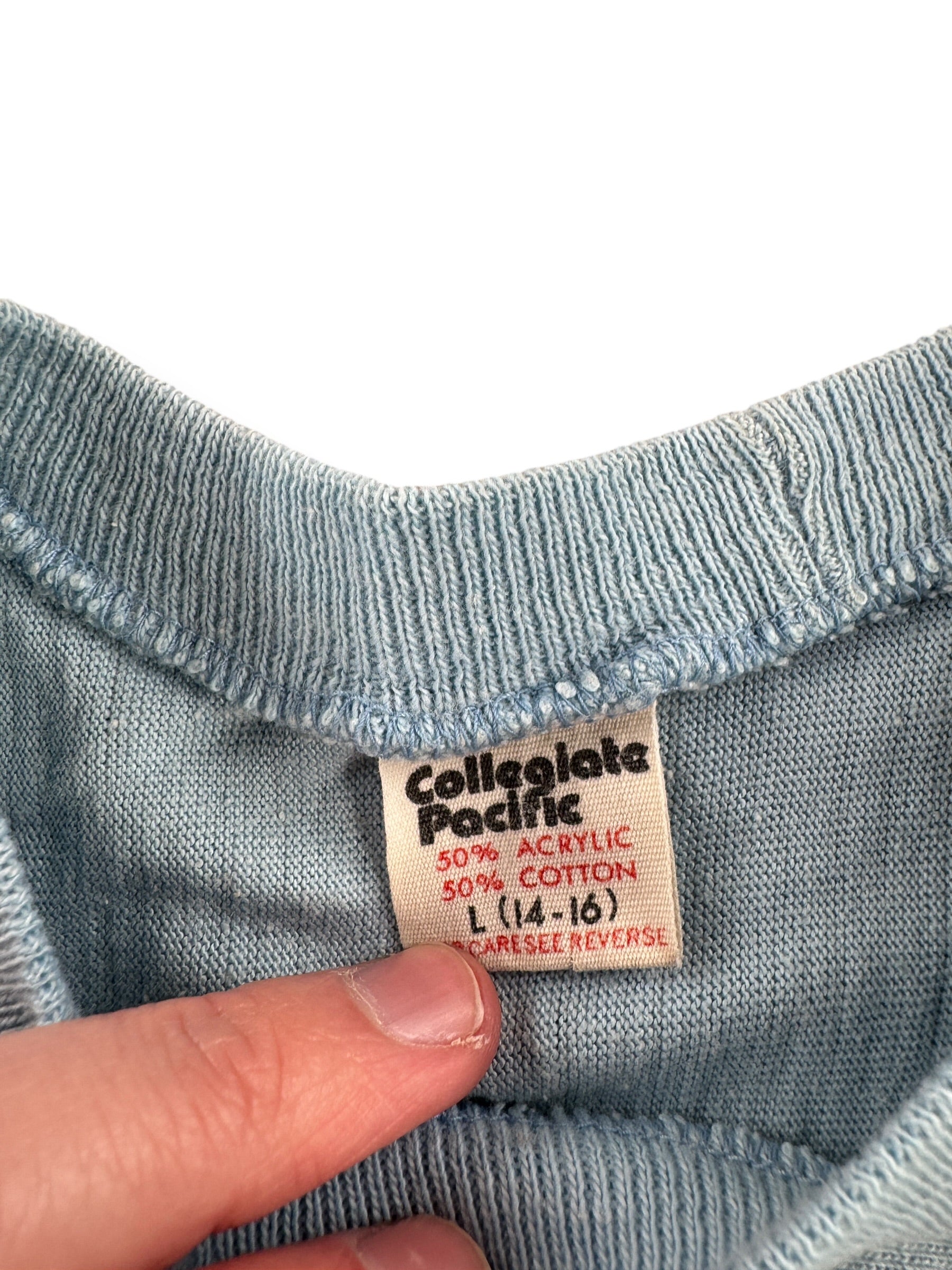 Tag on Vintage Pacific Lutheran University Jersey Tee SZ XXS