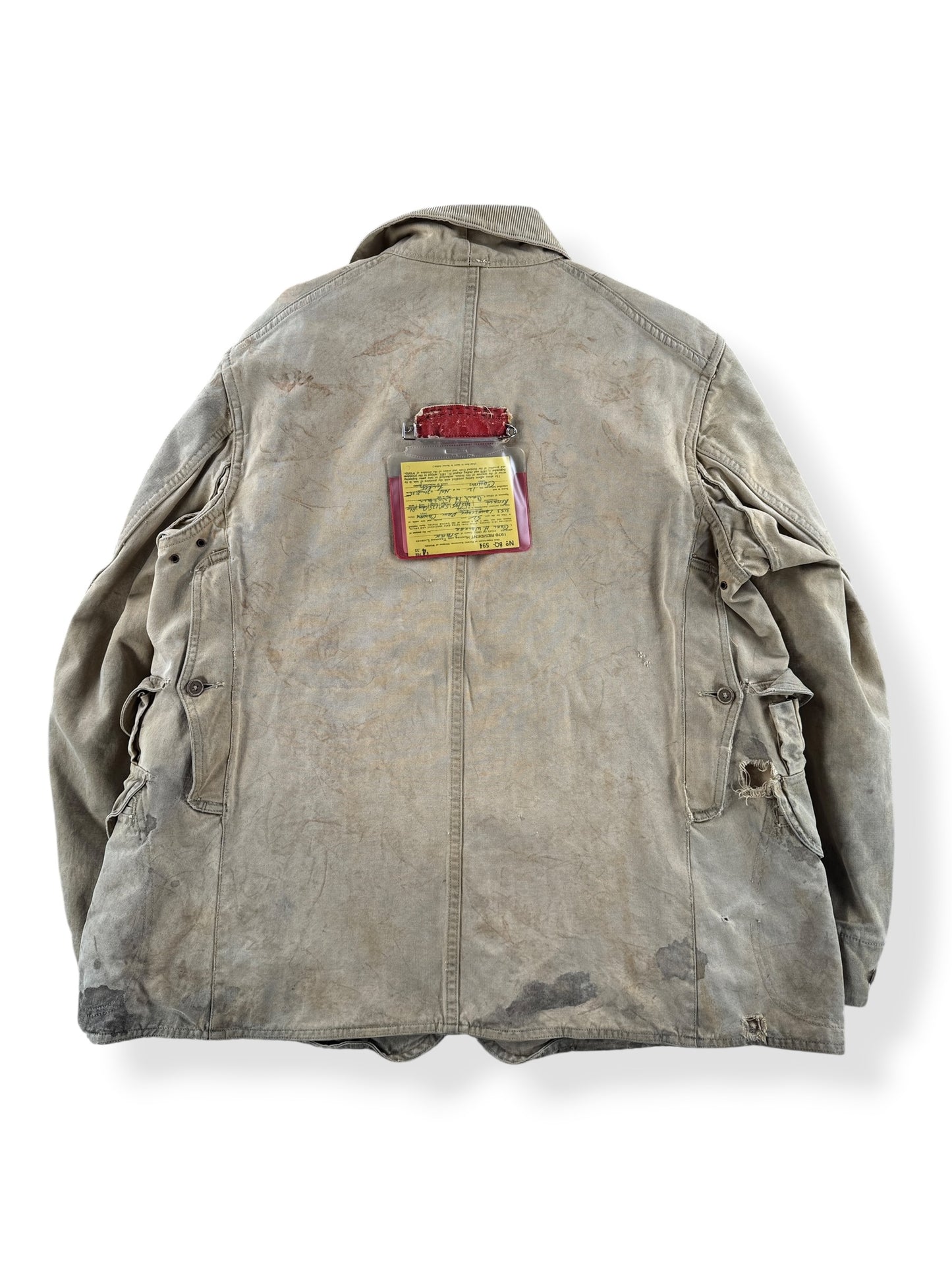 Back of Vintage Hunting Jacket SZ L
