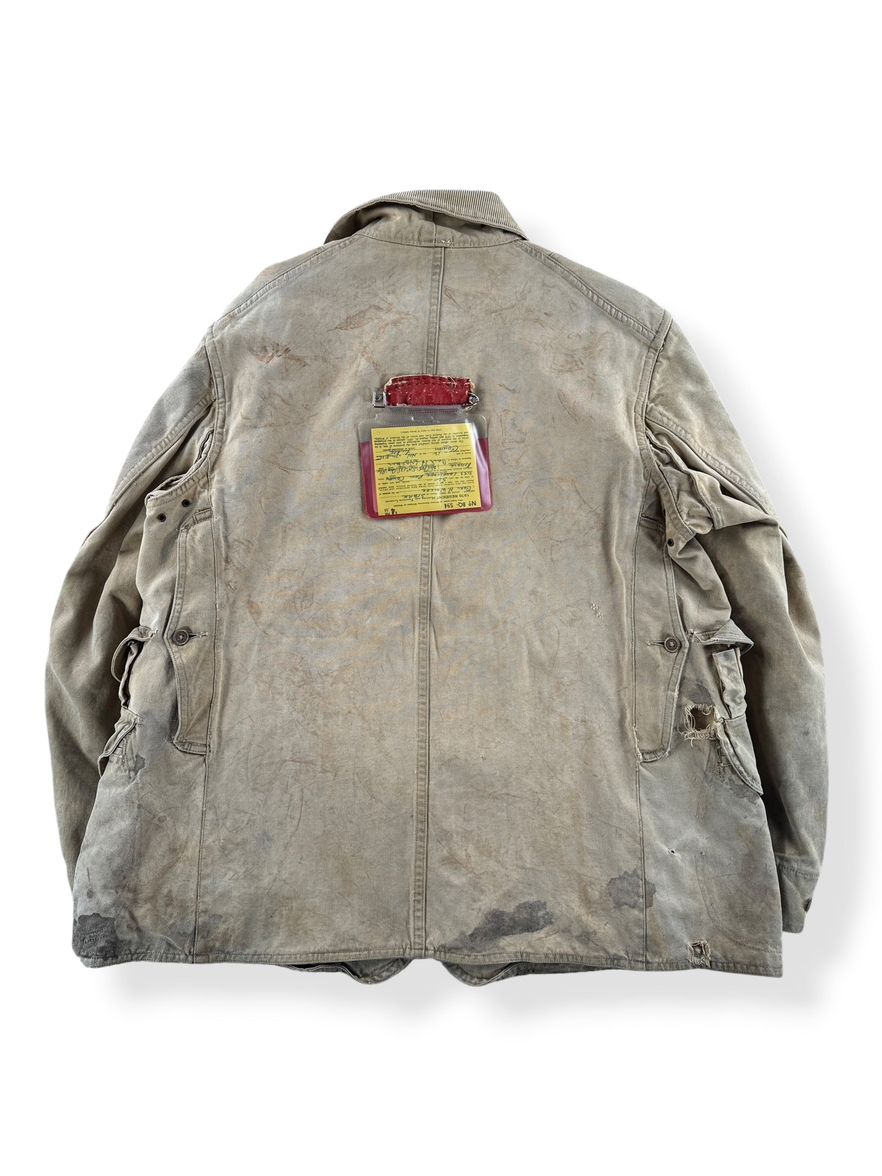 Back of Vintage Hunting Jacket SZ L