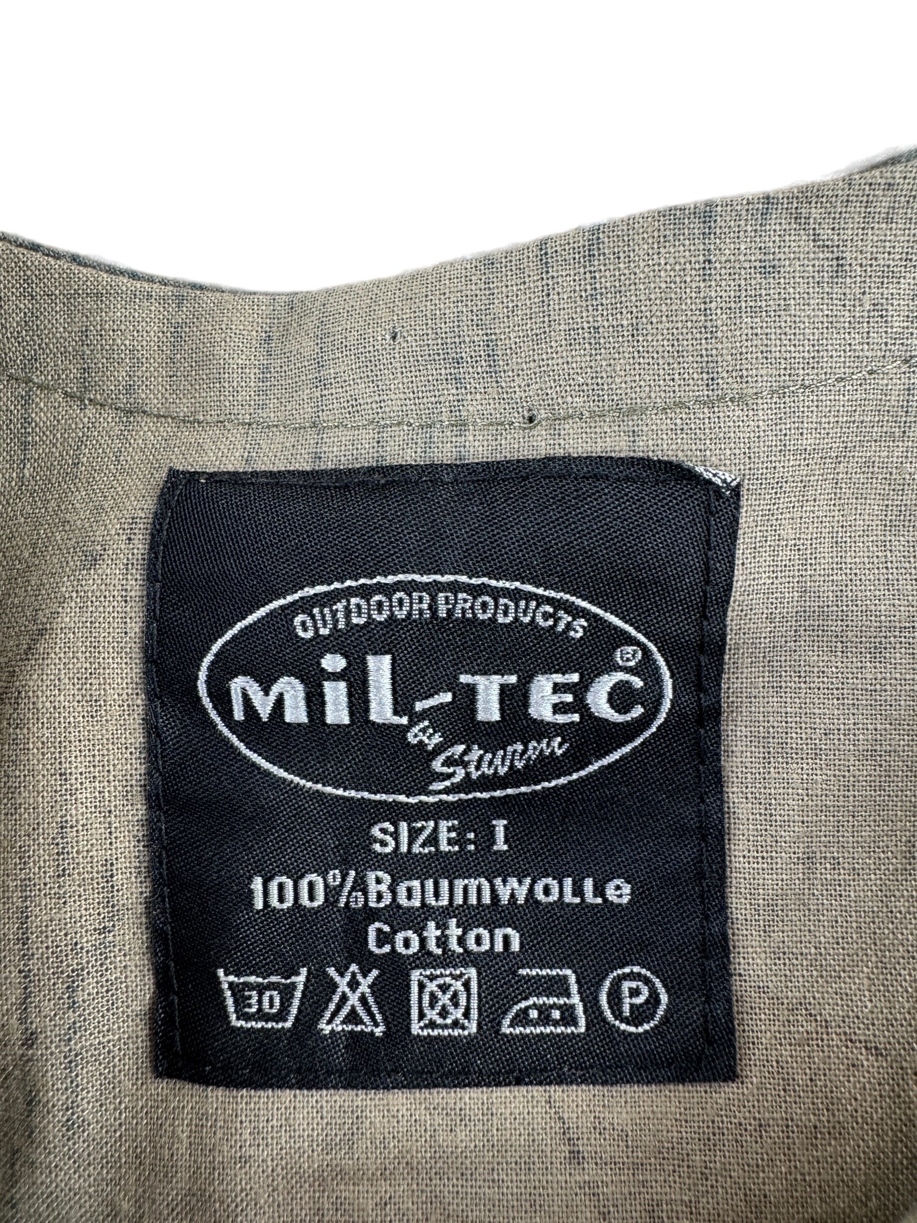 Tag on Vintage German Rain Camo Smock SZ XL